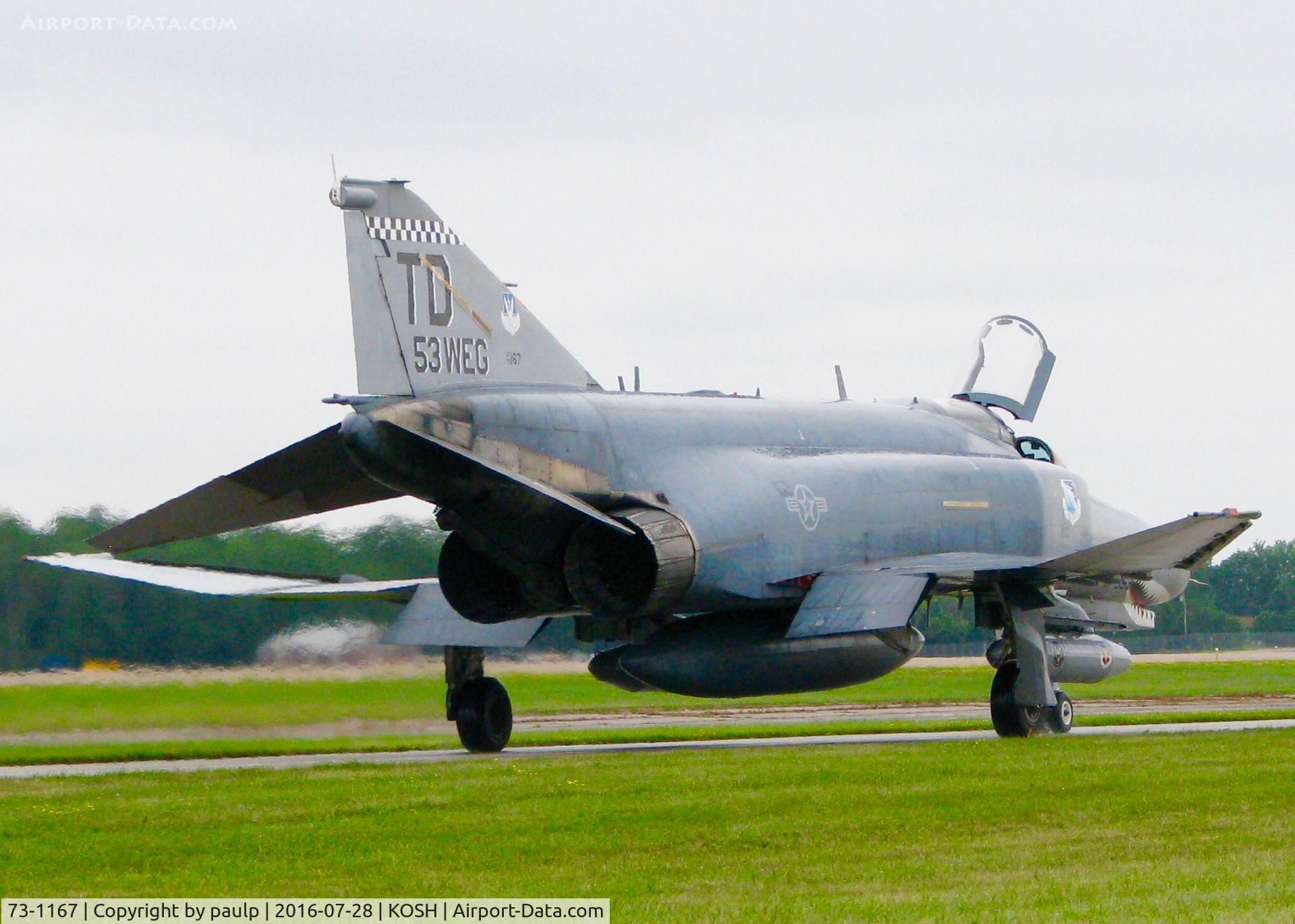 73-1167, 1973 McDonnell Douglas QF-4E Phantom II C/N 4679, At Oshkosh.