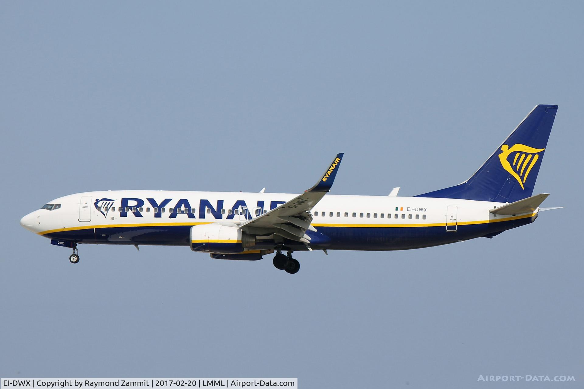 EI-DWX, 2008 Boeing 737-8AS C/N 33630, B737-800 EI-DWX Ryanair