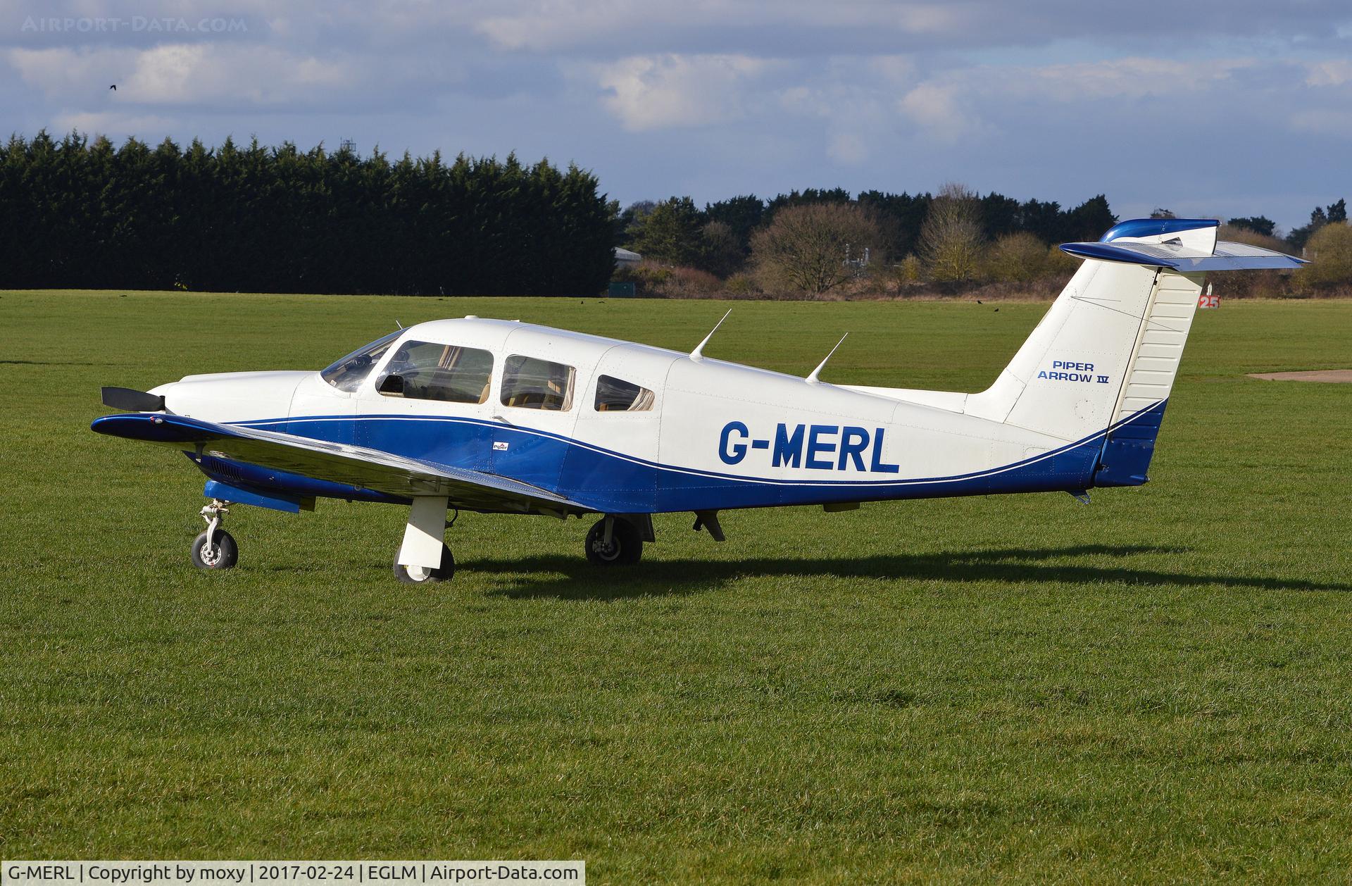 G-MERL, 1979 Piper PA-28RT-201 Arrow IV C/N 28R-7918036, Piper PA-28RT-201 Cherokee Arrow IV at White Waltham. Ex N2116N