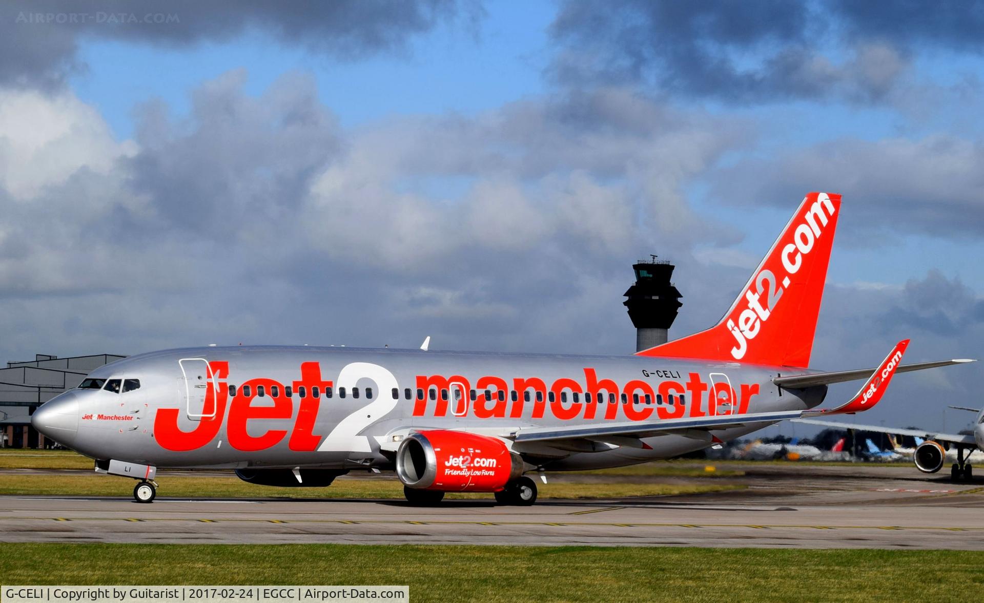 G-CELI, 1986 Boeing 737-330 C/N 23526, At Manchester