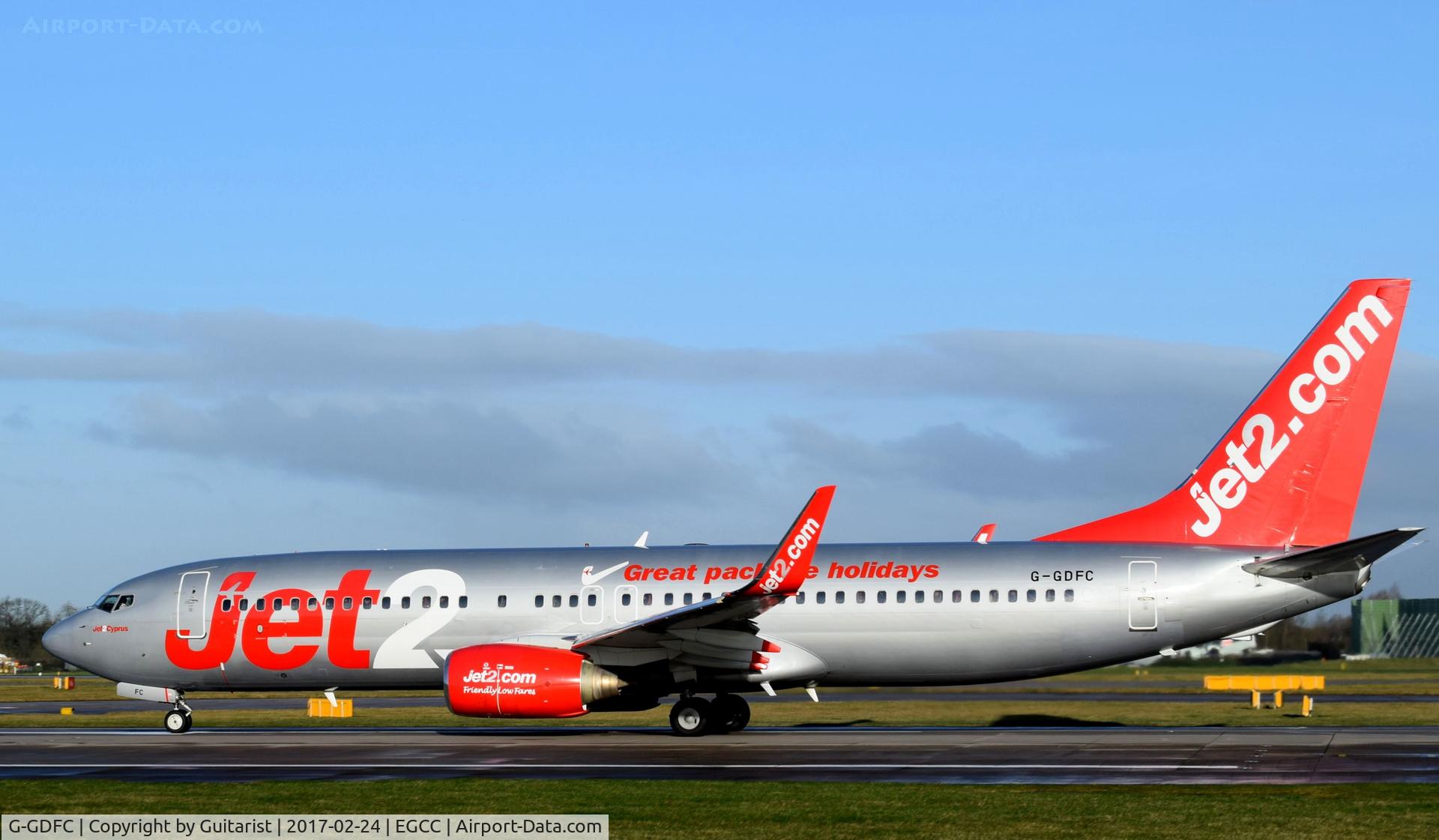 G-GDFC, 1998 Boeing 737-8K2 C/N 28375, At Manchester