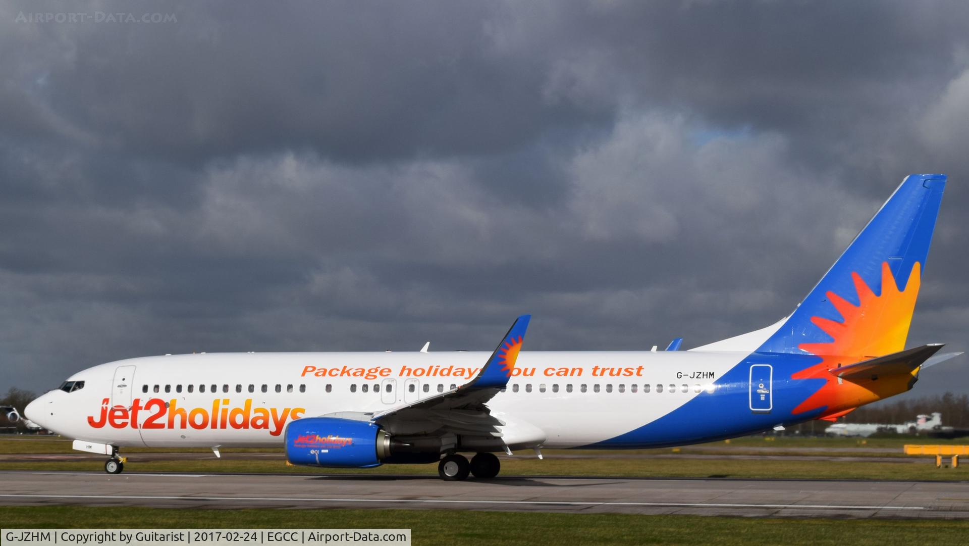 G-JZHM, 2016 Boeing 737-8MG C/N 63570, At Manchester