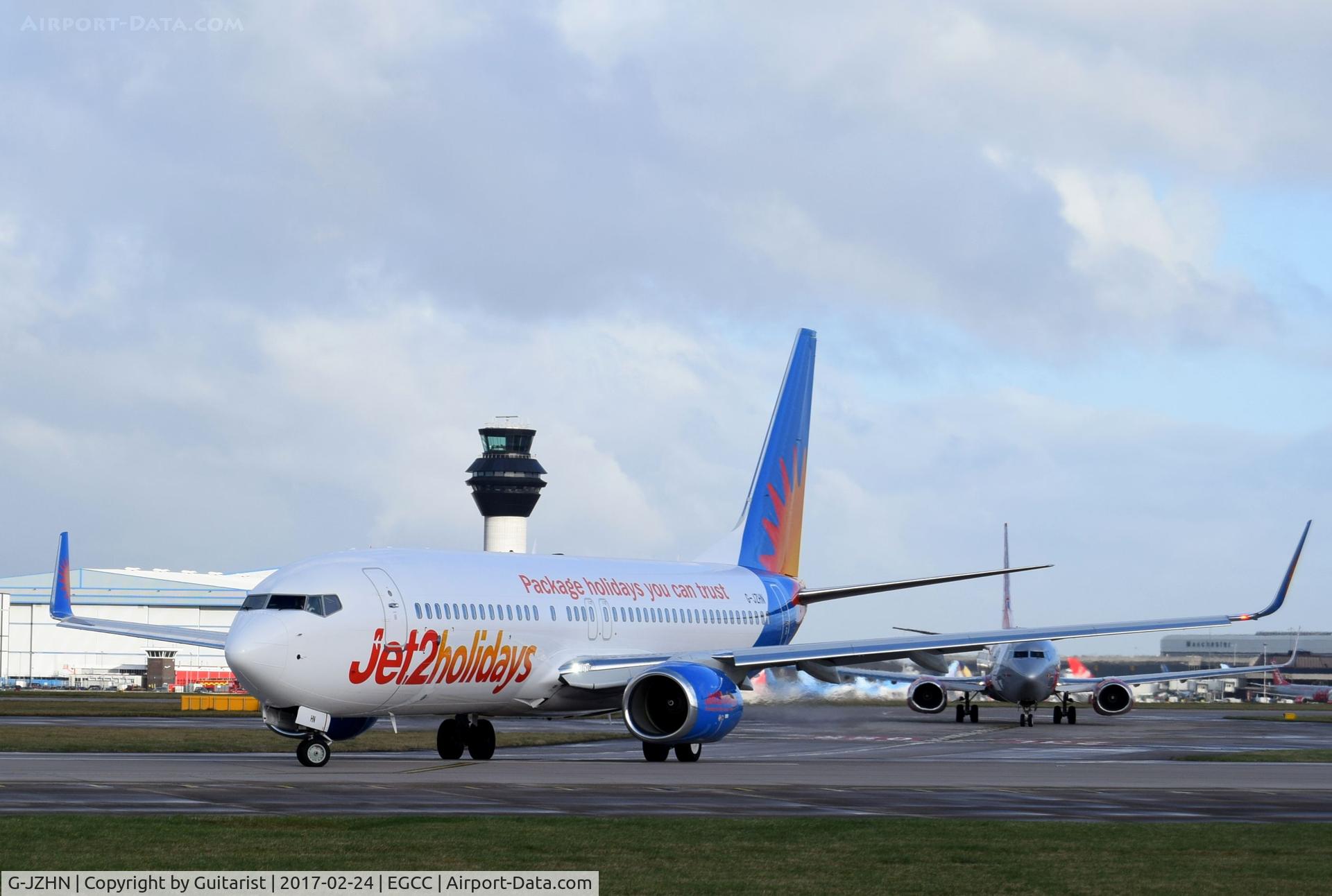 G-JZHN, 2016 Boeing 737-8MG C/N 63146, At Manchester