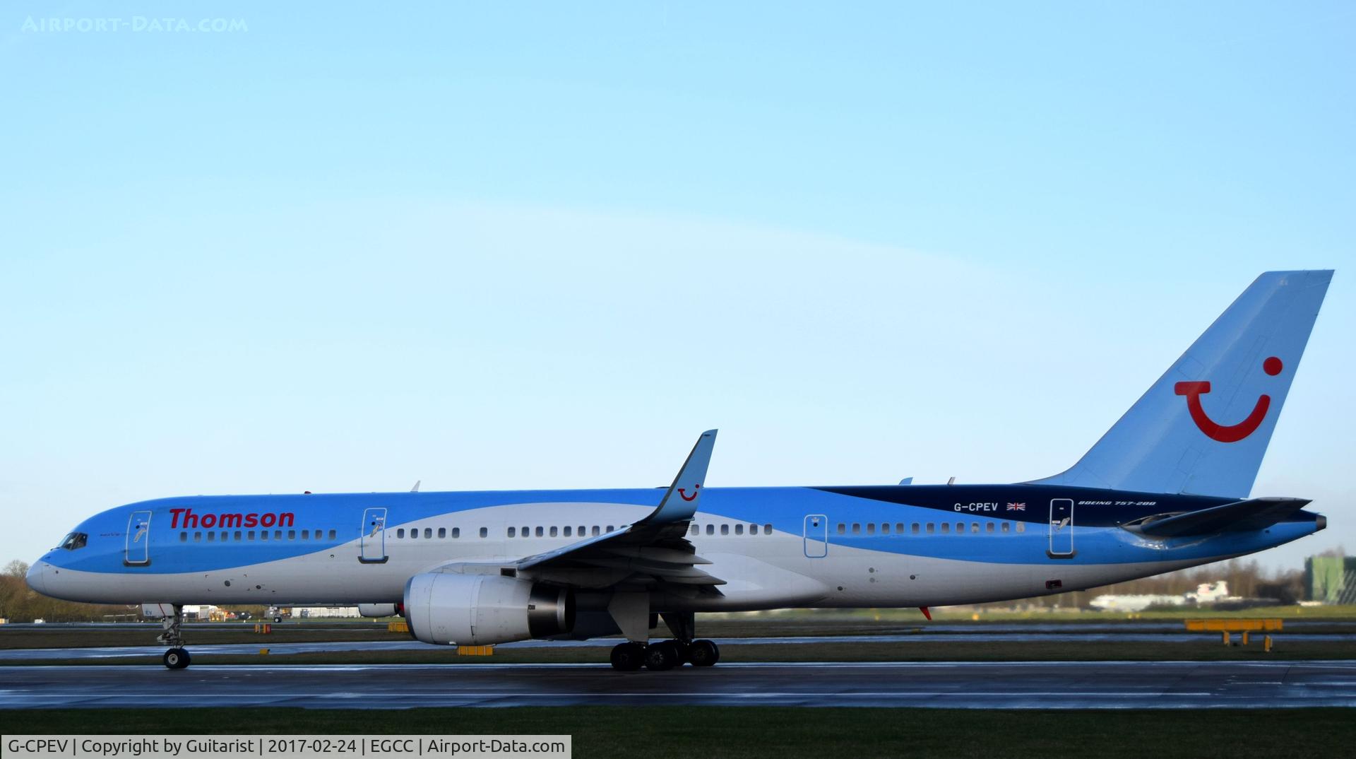G-CPEV, 1999 Boeing 757-236 C/N 29943, At Manchester