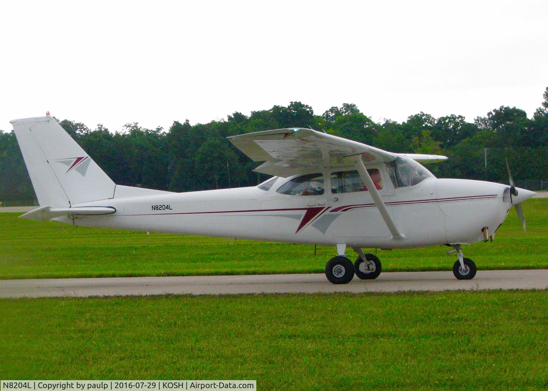 N8204L, 1967 Cessna 172H C/N 17256404, At Oshkosh.
