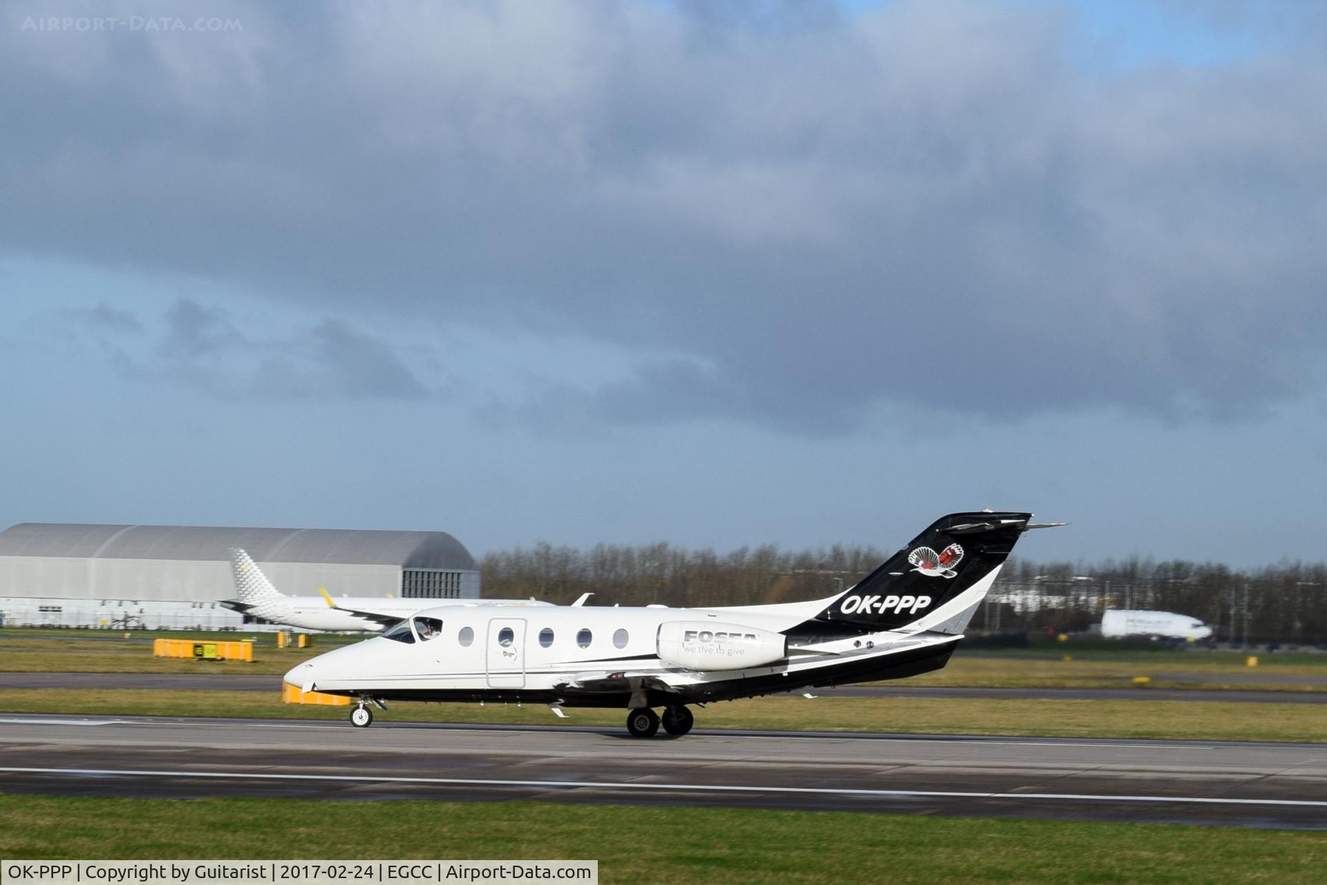 OK-PPP, 2004 Raytheon Hawker 400XP C/N RK-385, At Manchester