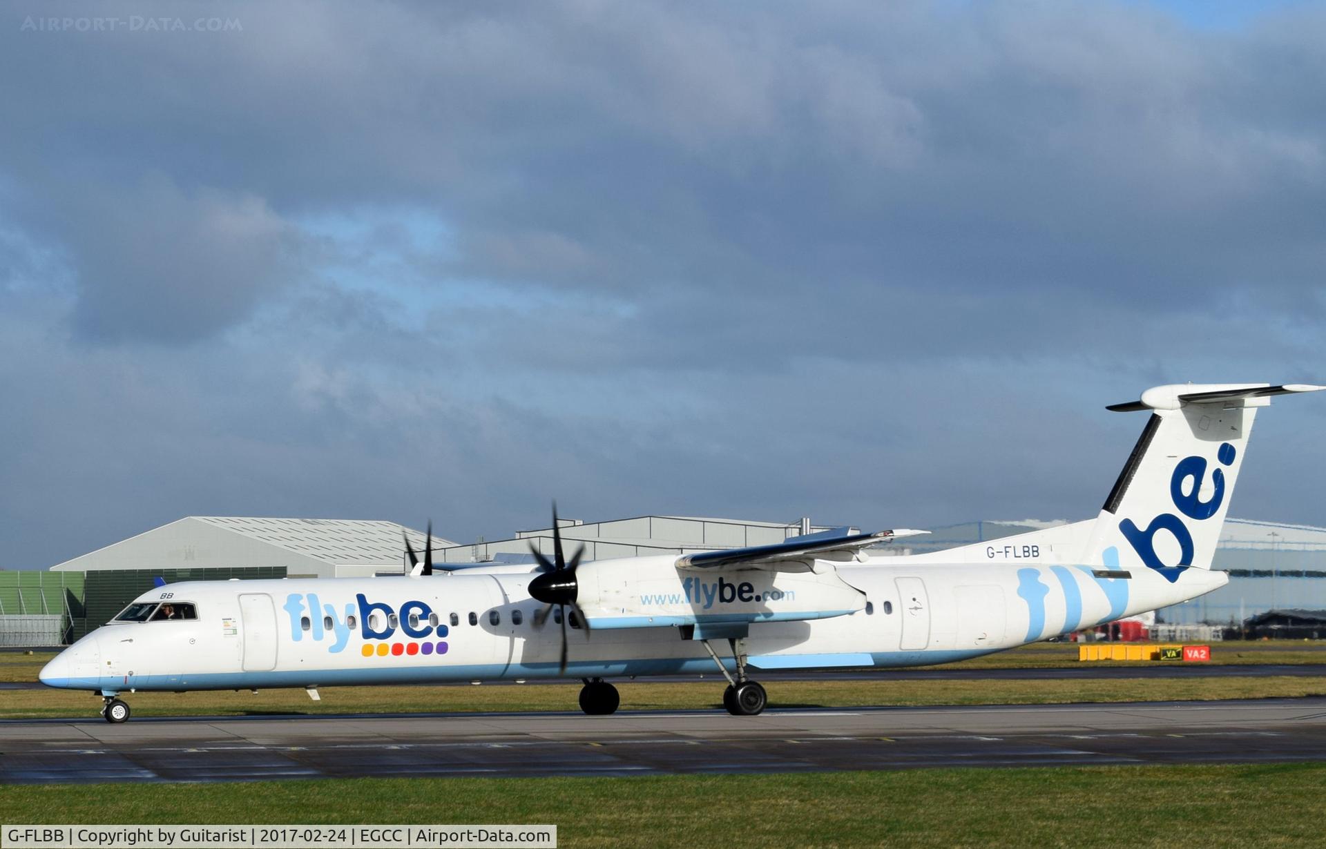 G-FLBB, 2009 De Havilland Canada DHC-8-402Q Dash 8 C/N 4255, At Manchester