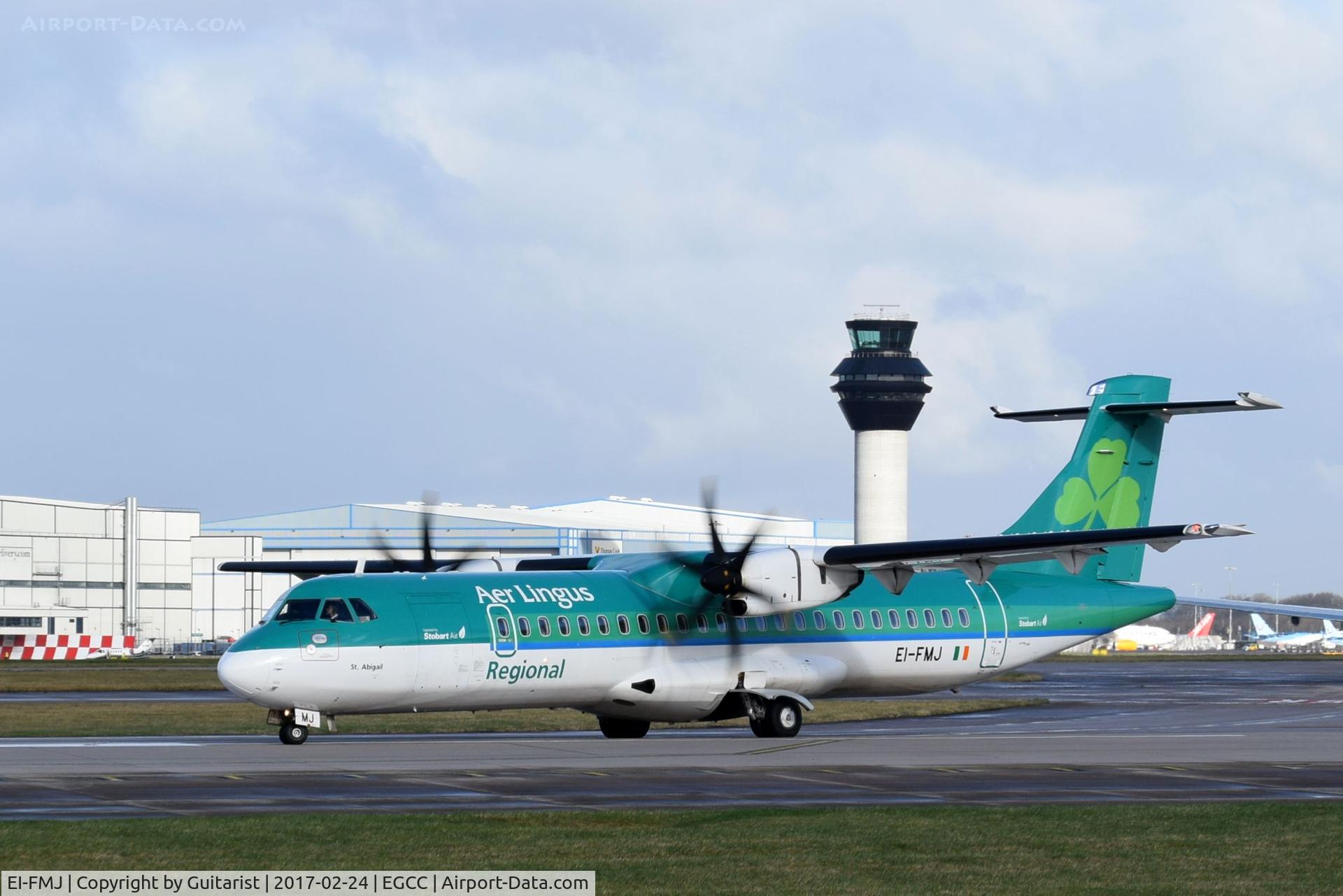 EI-FMJ, 2015 ATR 72-600 C/N 1295, At Manchester