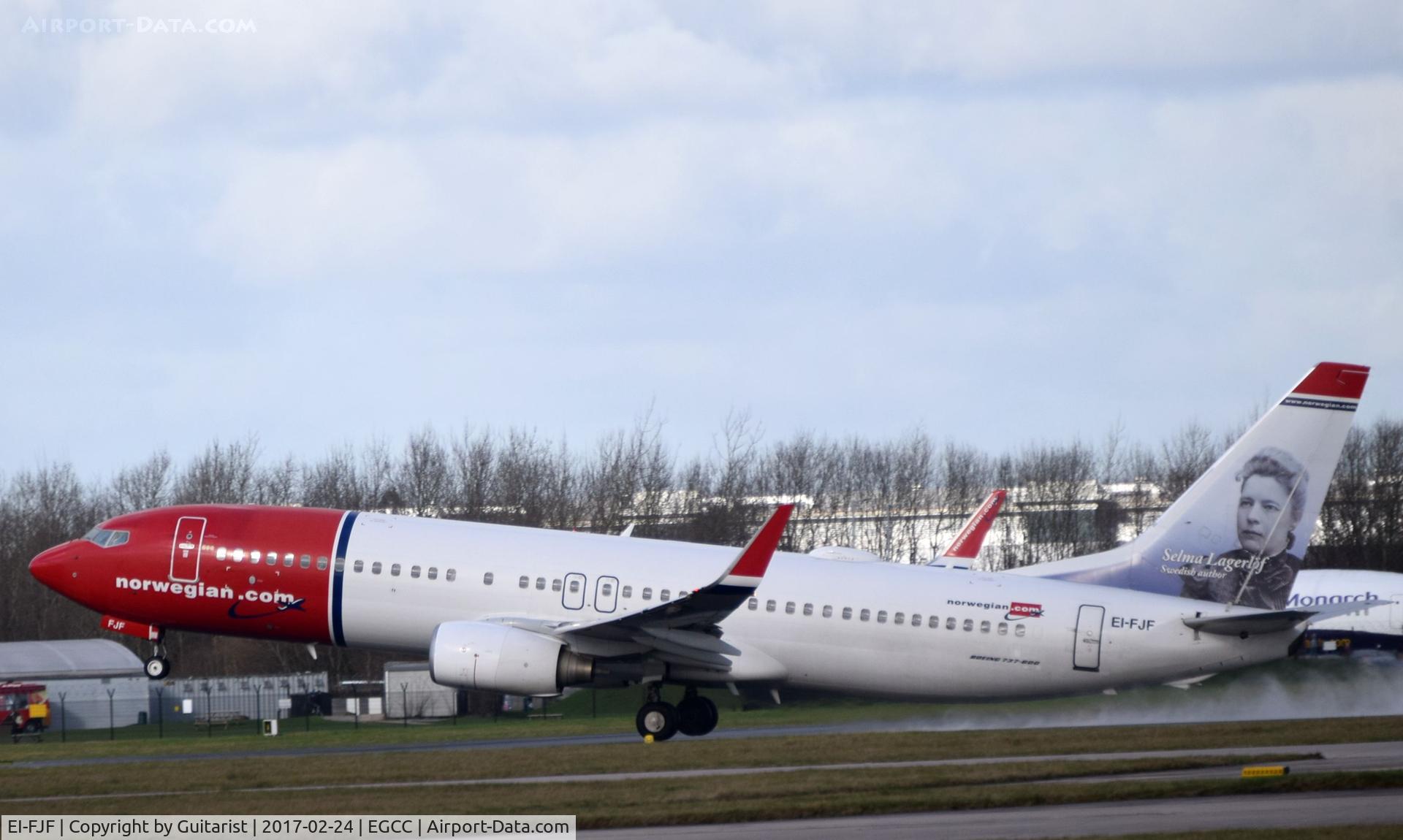 EI-FJF, 2009 Boeing 737-86N C/N 36814, At Manchester