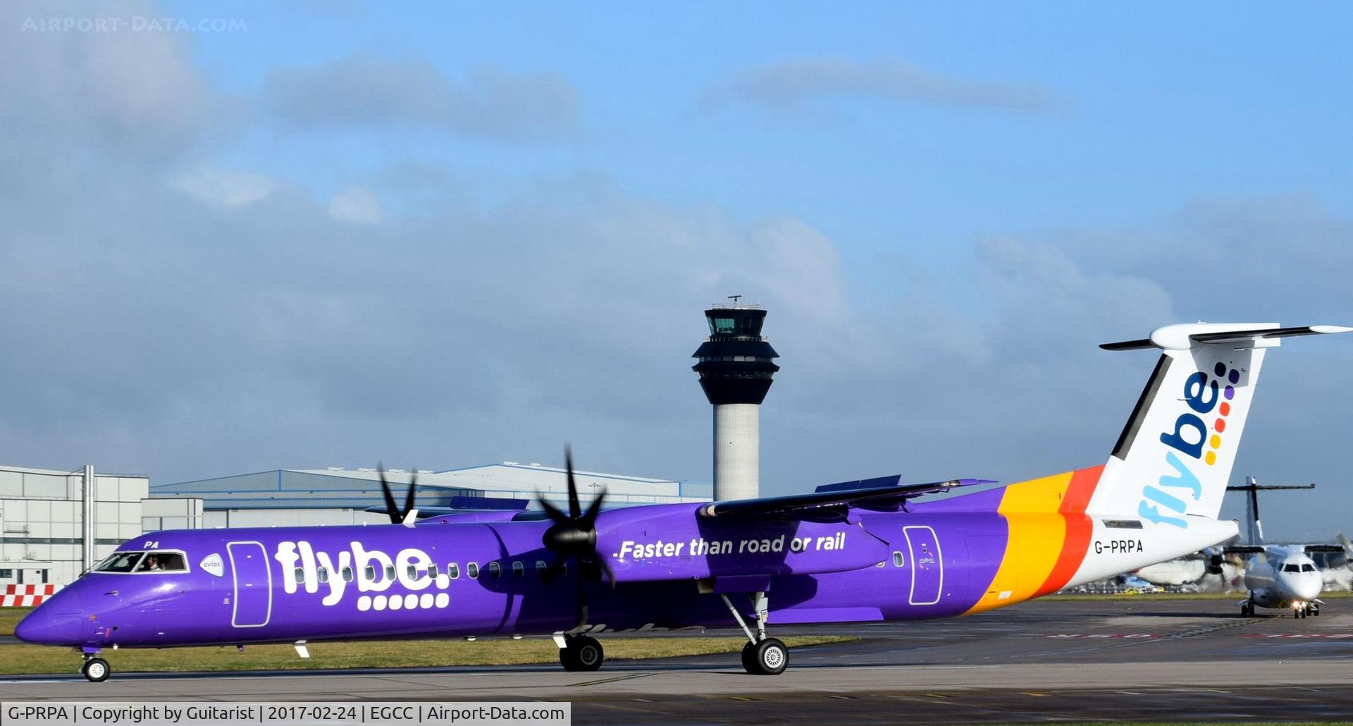 G-PRPA, 2008 De Havilland Canada DHC-8-402 Dash 8 C/N 4187, At Manchester