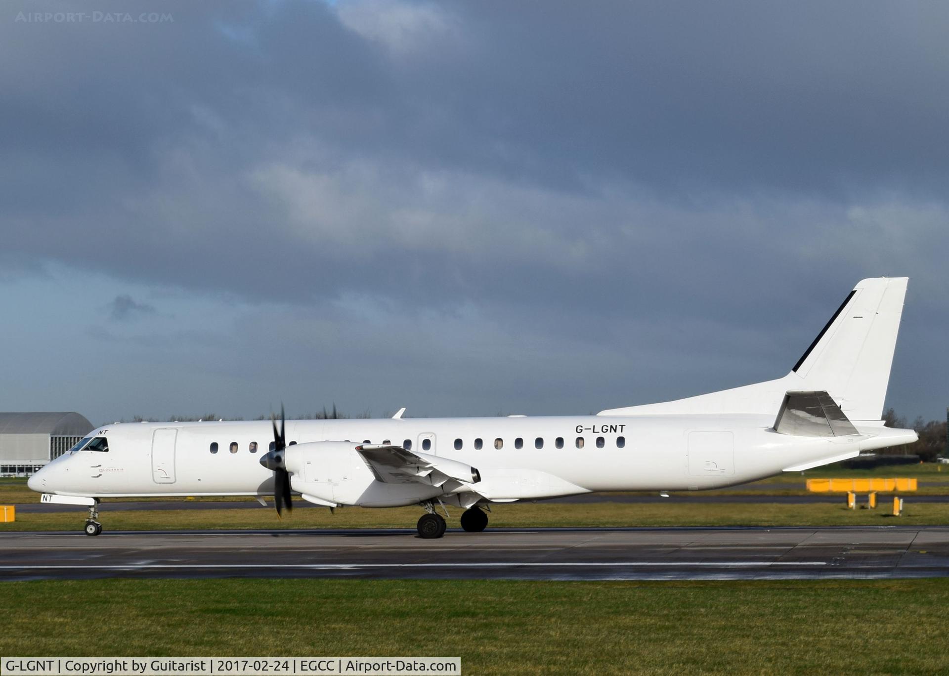 G-LGNT, 1996 Saab 2000 C/N 2000-039, At Manchester