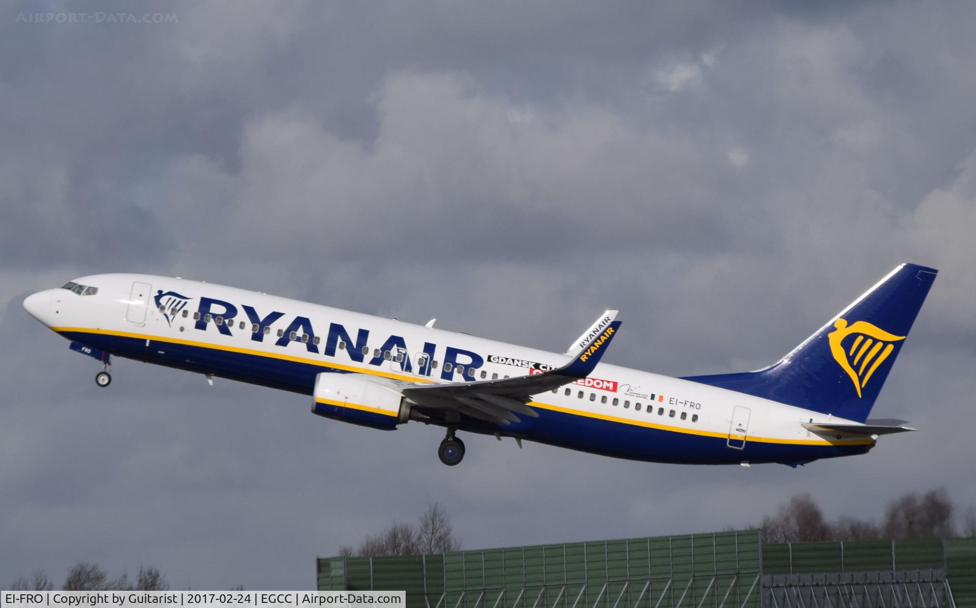 EI-FRO, 2016 Boeing 737-8AS C/N 44742, At Manchester