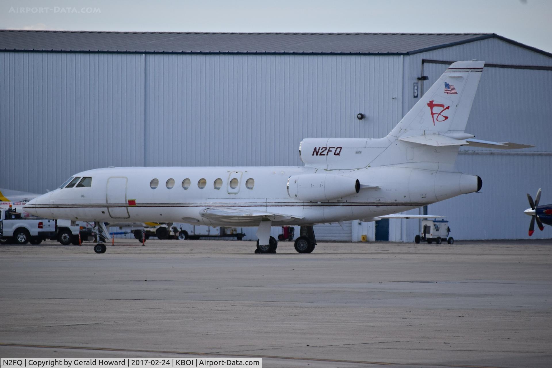 N2FQ, 1986 Dassault Falcon 50 C/N 167, Parked on south GA ramp.