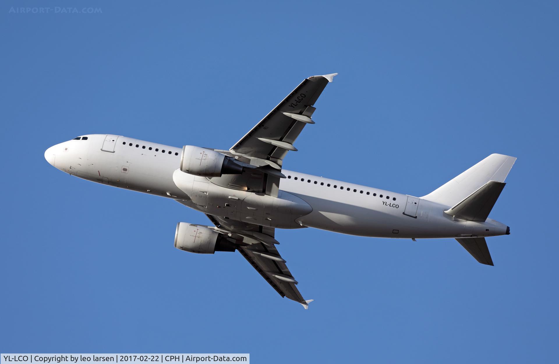 YL-LCO, 2002 Airbus A320-214 C/N 1873, Copenhagen 22.2.2017