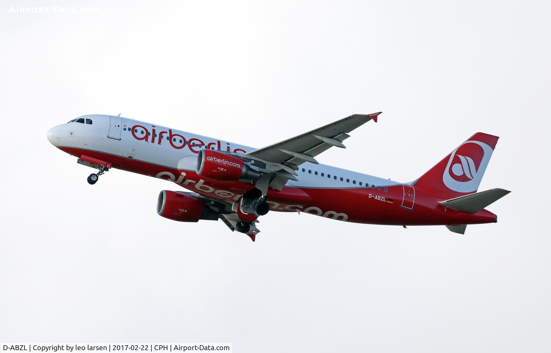 D-ABZL, 2007 Airbus A320-216 C/N 3178, Copenhagen 22.2.2017