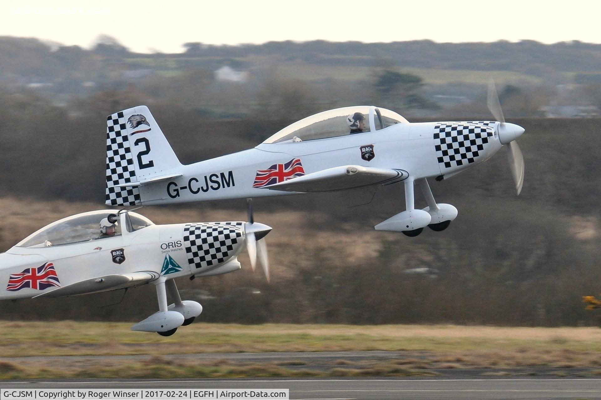 G-CJSM, 2016 Vans RV-8 C/N LAA 303-15296, Resident RV-8, Raven 2 in Team Raven formation.