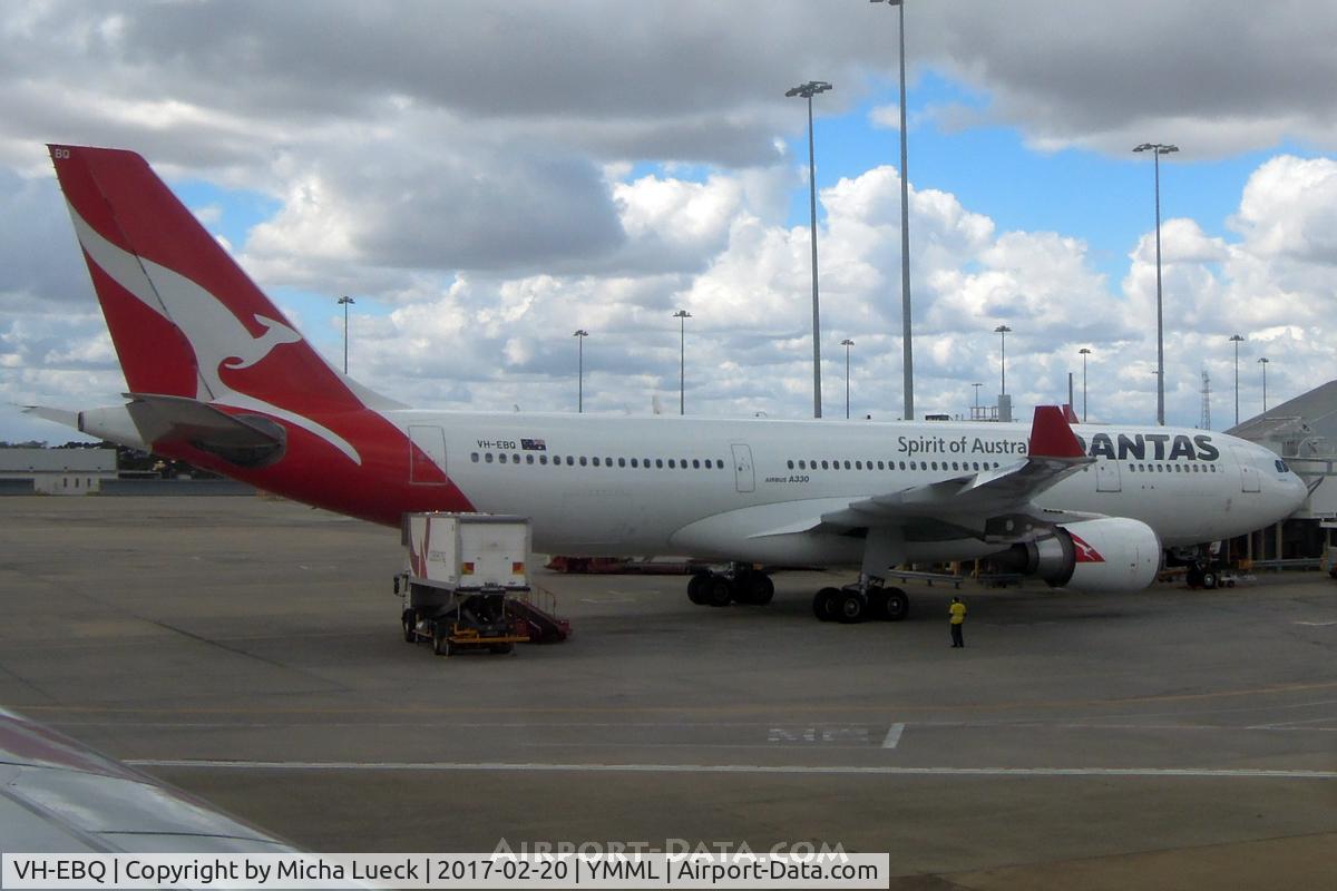 VH-EBQ, 2010 Airbus A330-202 C/N 1198, At Tullamarine