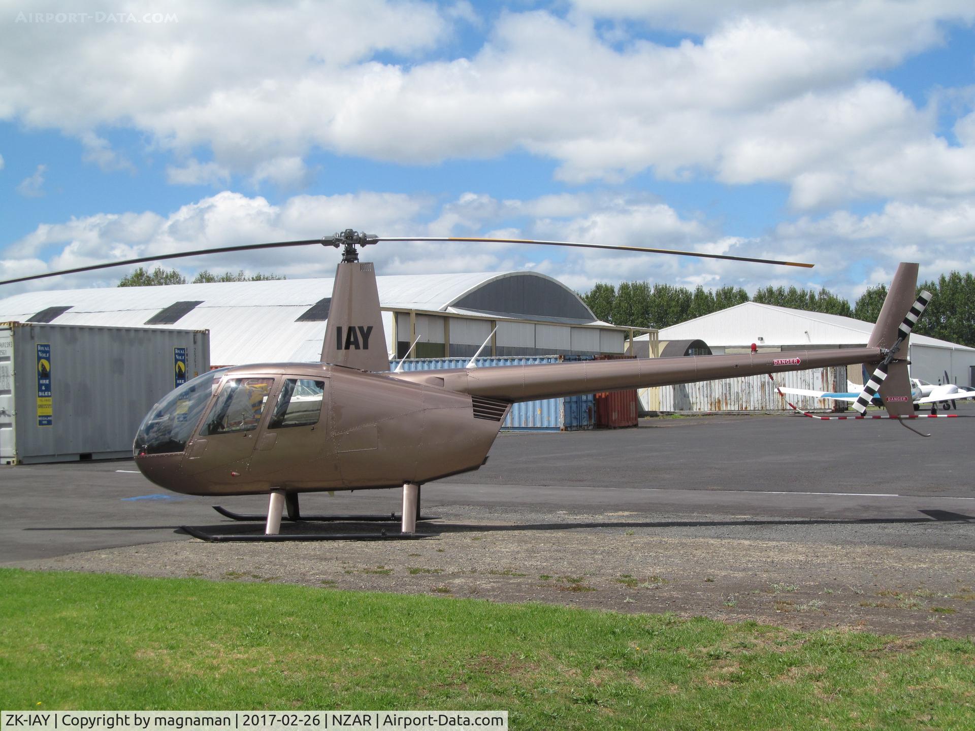 ZK-IAY, 2003 Robinson R44 C/N 1318, at ardmore