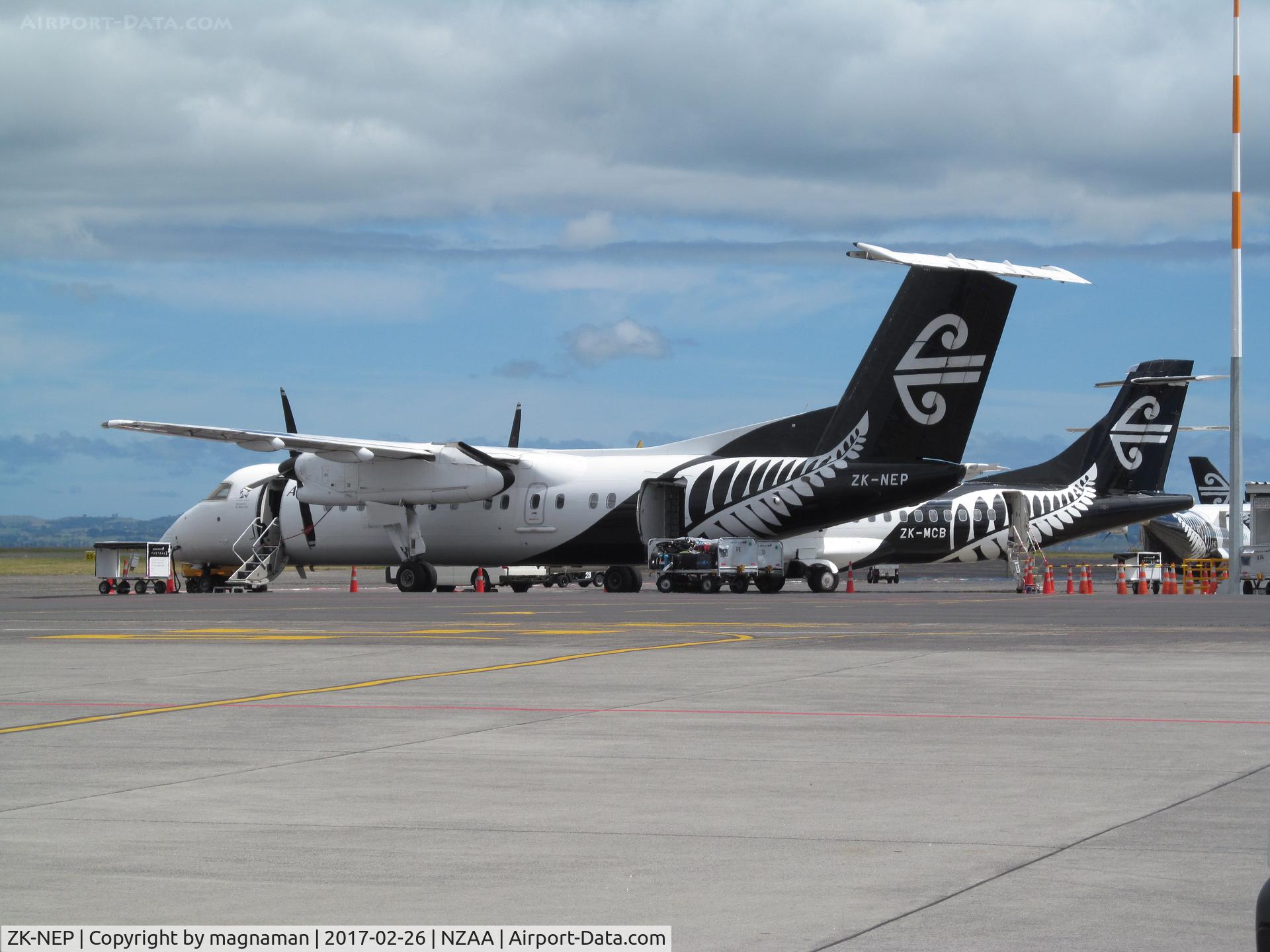 ZK-NEP, 2006 De Havilland Canada DHC-8-311Q Dash 8 C/N 634, on domestic apron