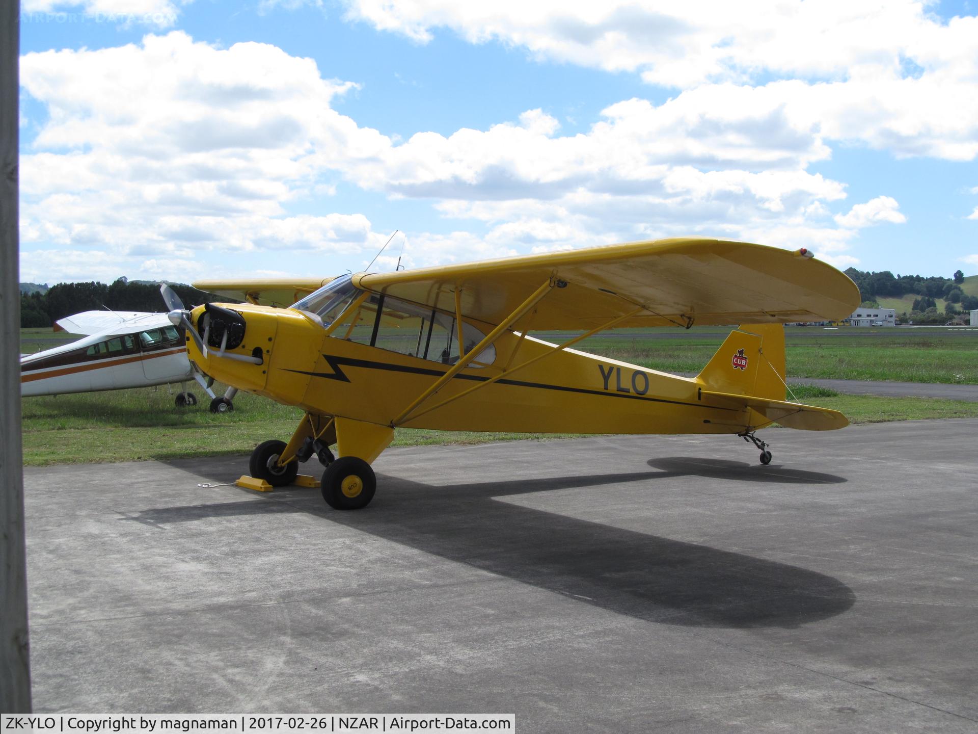 ZK-YLO, 1946 Piper J3C-65 Cub C/N 19046, nice yellow ylo