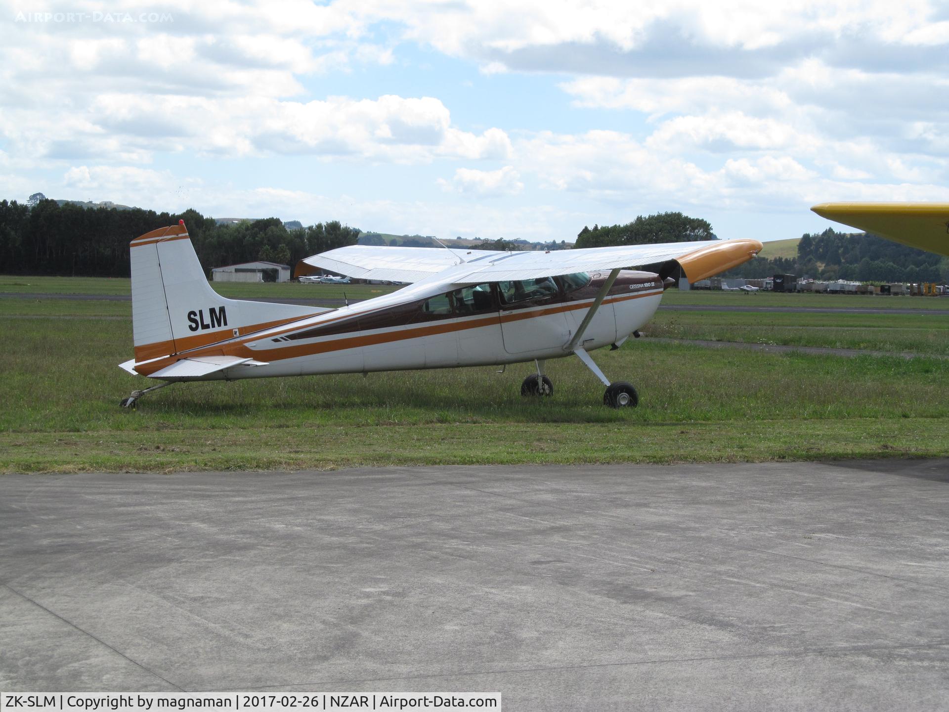 ZK-SLM, 1979 Cessna 180K Skywagon C/N 18053016, at Ardmore - new to me