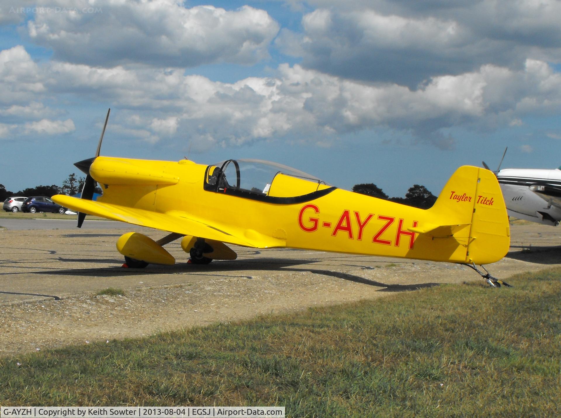 G-AYZH, 2007 Taylor JT-2 Titch C/N PFA 060-1316, Visiting aircraft