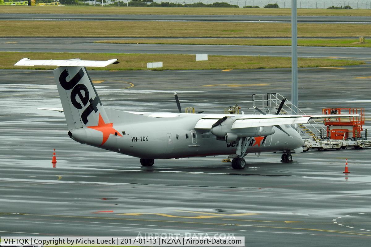 VH-TQK, 2004 De Havilland Canada DHC-8-315Q Dash 8 C/N 600, At Auckland
