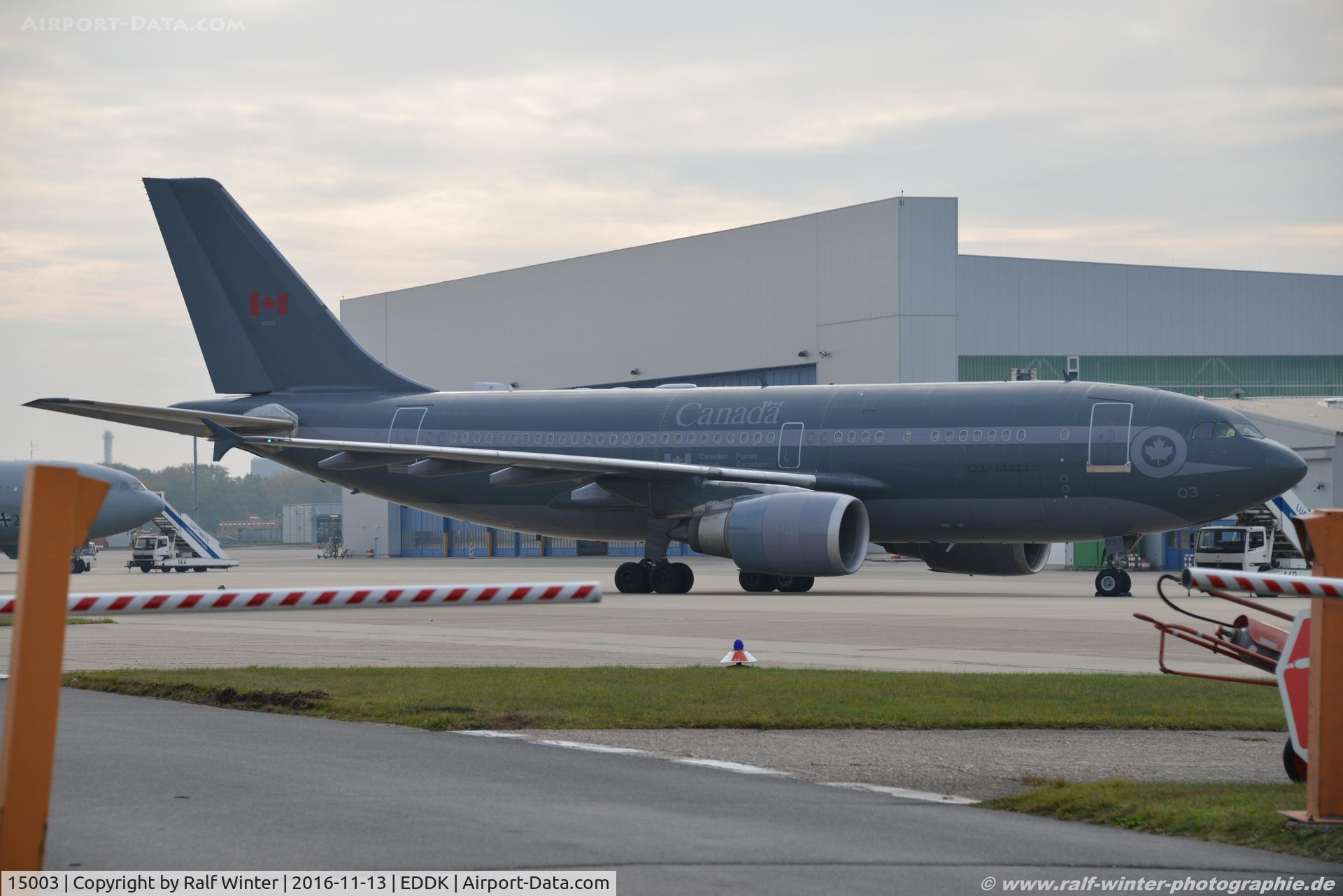 15003, 1986 Airbus CC-150 Polaris (A310-304(F)) C/N 425, Airbus A310-304 - CFC Canadian Forces - 425 - 15003 - 13.11.2016 - CGN