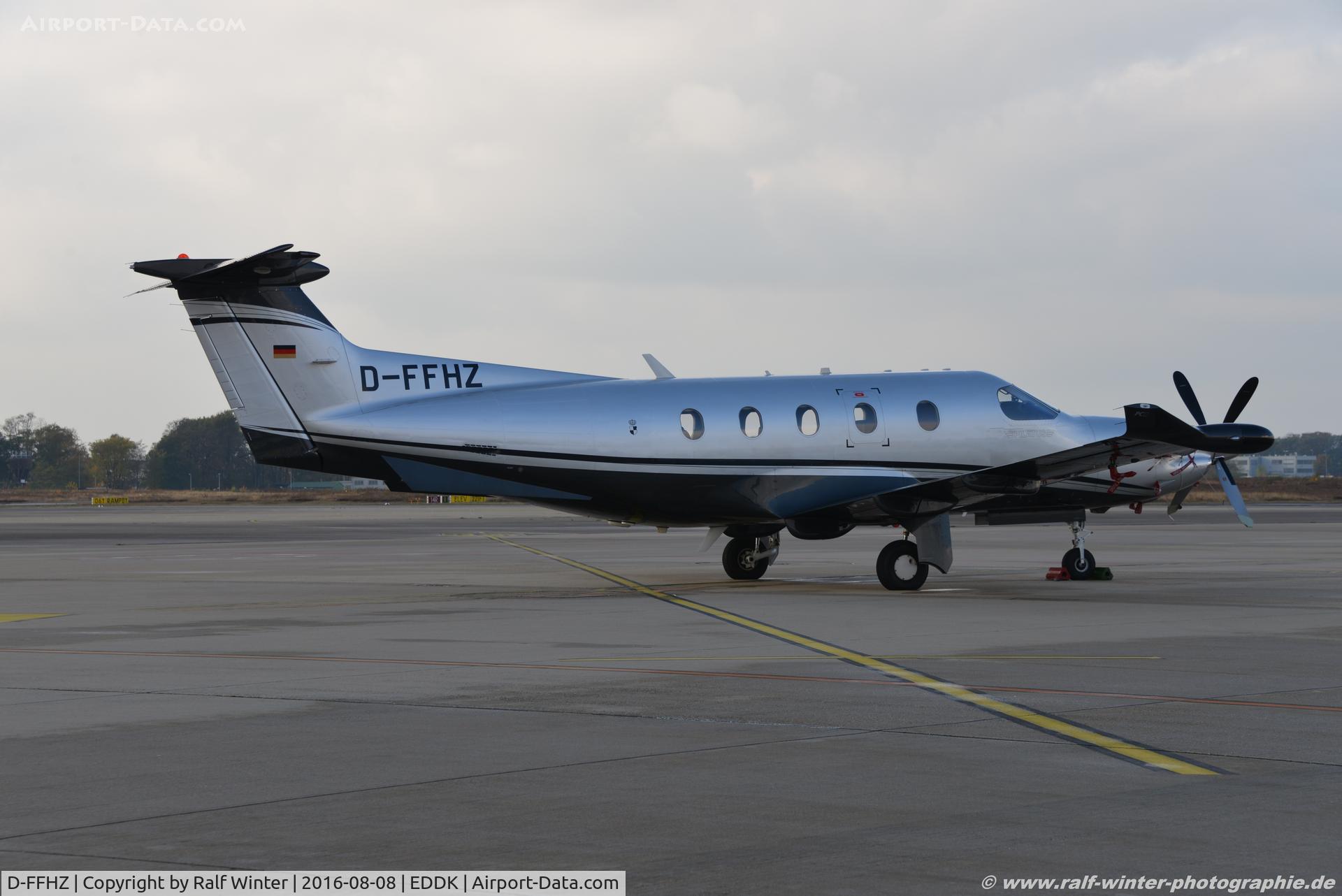D-FFHZ, 2007 Pilatus PC-12/47 C/N 847, Pilatus PC-12-47 - Pilatus Wings Zollern Flugdienst - 847 - D-FFHZ - 08.11.2016 - CGN