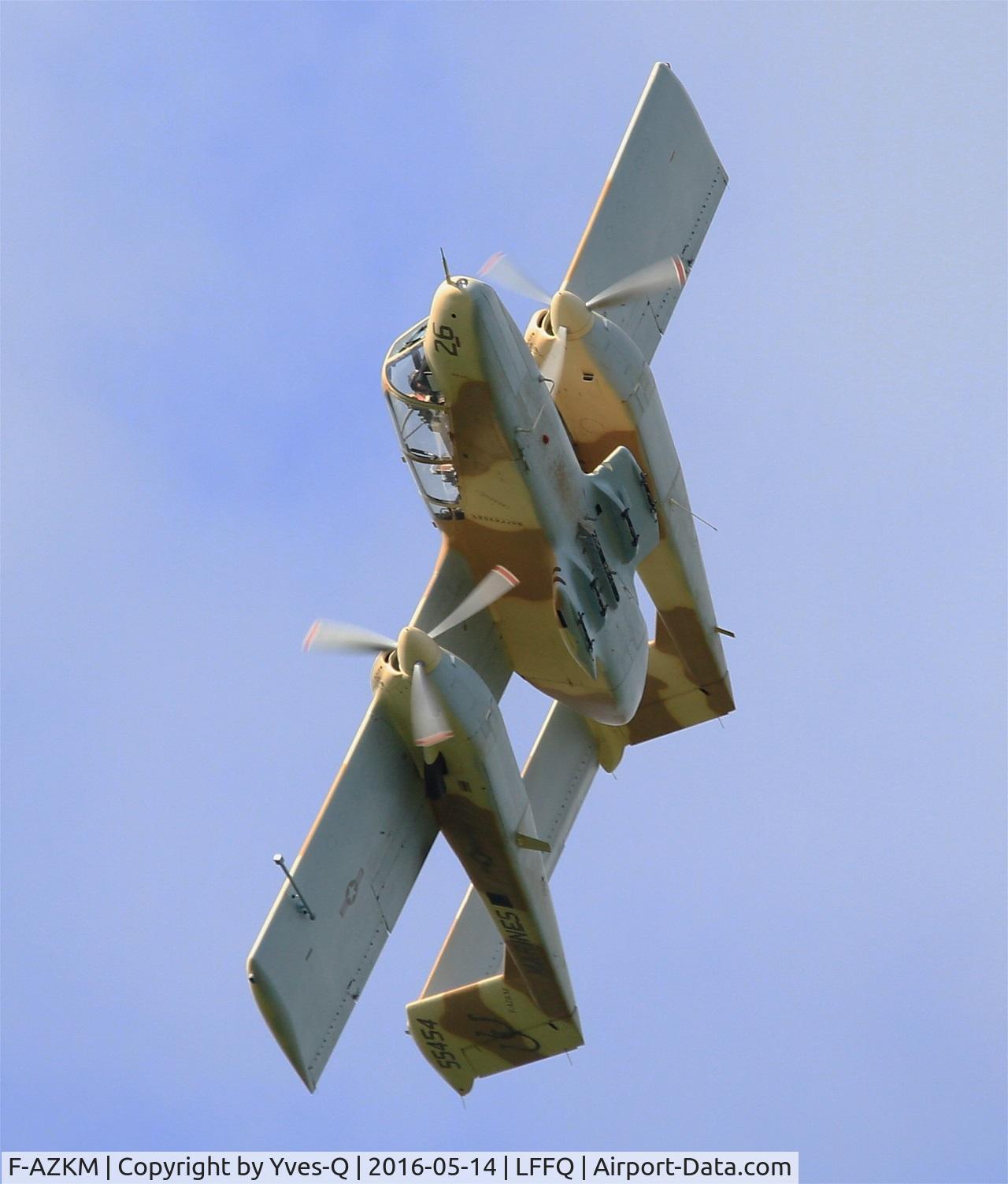 F-AZKM, 1971 North American OV-10B Bronco C/N 338-9 (305-65), North American OV-10B Bronco, On display, La Ferté-Alais (LFFQ) air show 2016