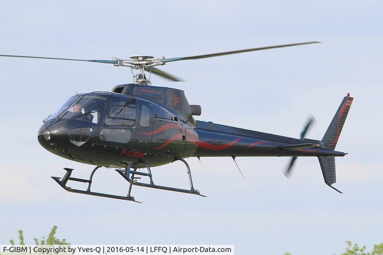 F-GIBM, 2008 Aerospatiale AS-350D AStar C/N 1424, Aerospatiale AS-350B Ecureuil, La Ferté-Alais airfield (LFFQ) Airshow 2016