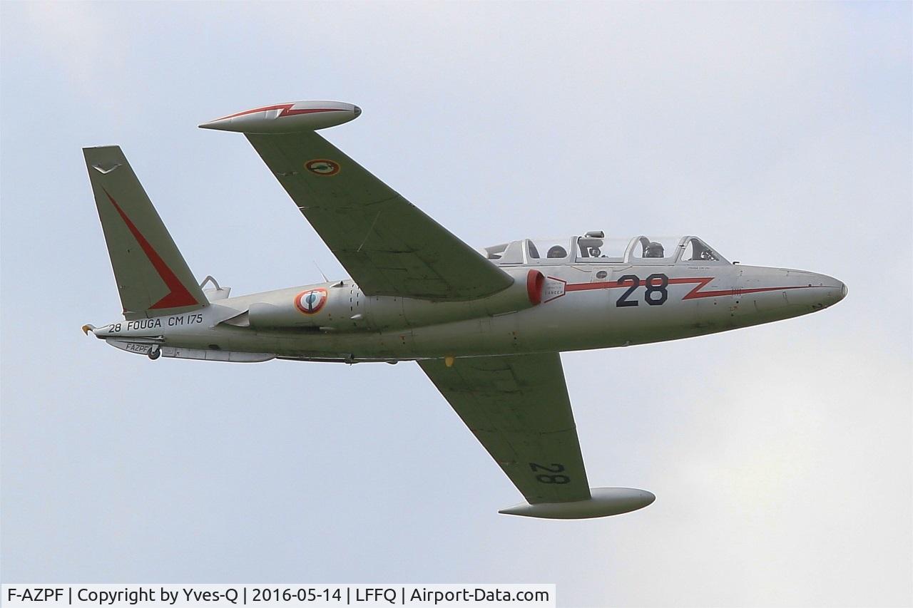 F-AZPF, Fouga CM-175 Zephyr C/N 28, Fouga CM-175 Zephyr, On display, La Ferté-Alais airfield (LFFQ) Air show 2016
