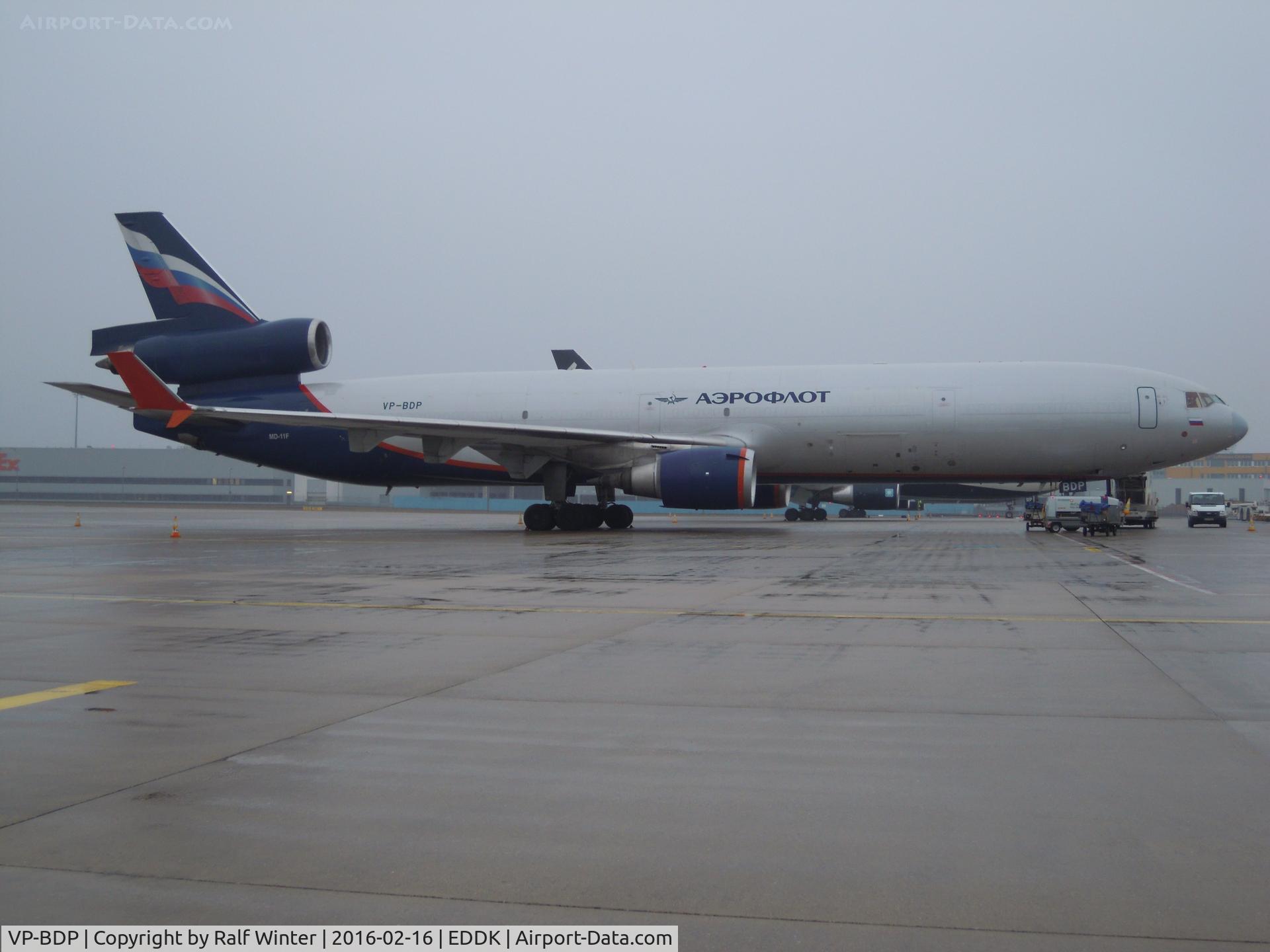 VP-BDP, 1993 McDonnell Douglas MD-11 C/N 48502, McDonnell Douglas MD-11F - Aeroflot Cargo - VP-BDP - 02.2013 - CGN
