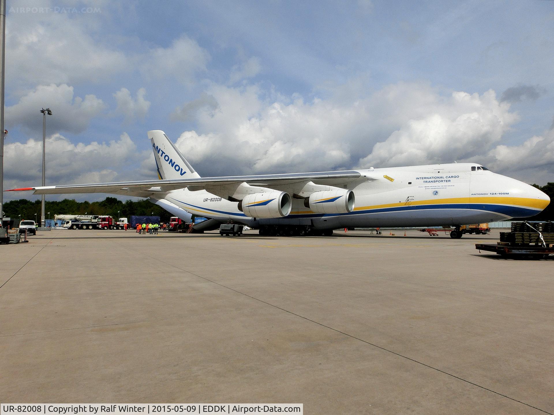 UR-82008, 1986 Antonov An-124-100M Ruslan C/N 19530501006, Antonov An-124M-150 Ruslan - Antonov Airlines - UR-82008 - 05.2015 - CGN