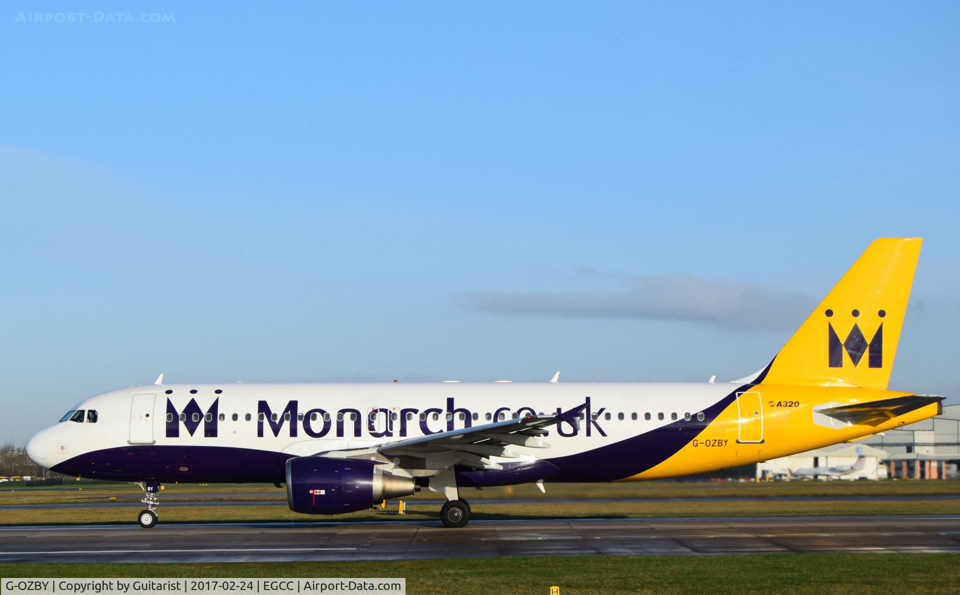G-OZBY, 2000 Airbus A320-214 C/N 1320, At Manchester