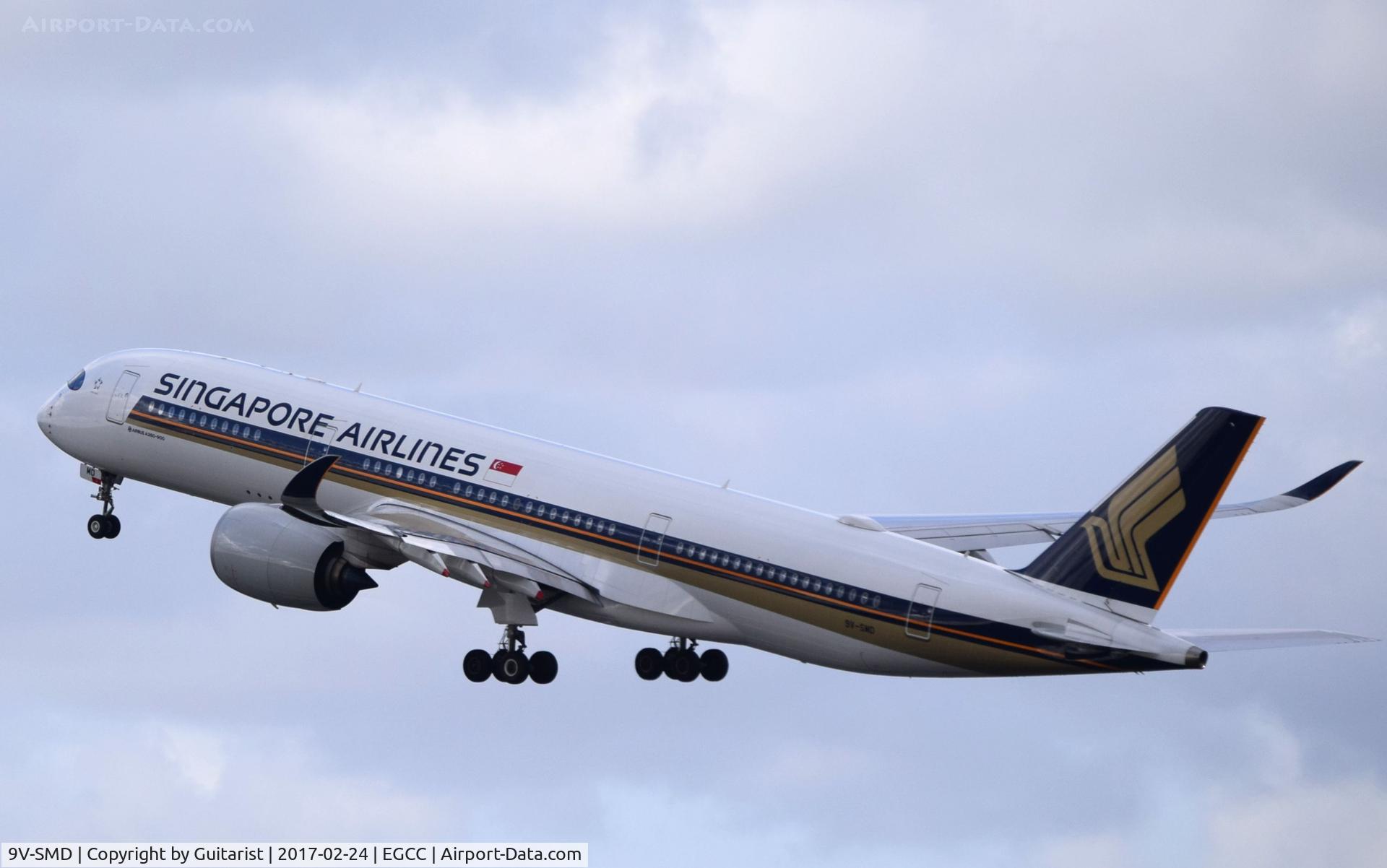 9V-SMD, 2016 Airbus A350-941 C/N 037, At Manchester