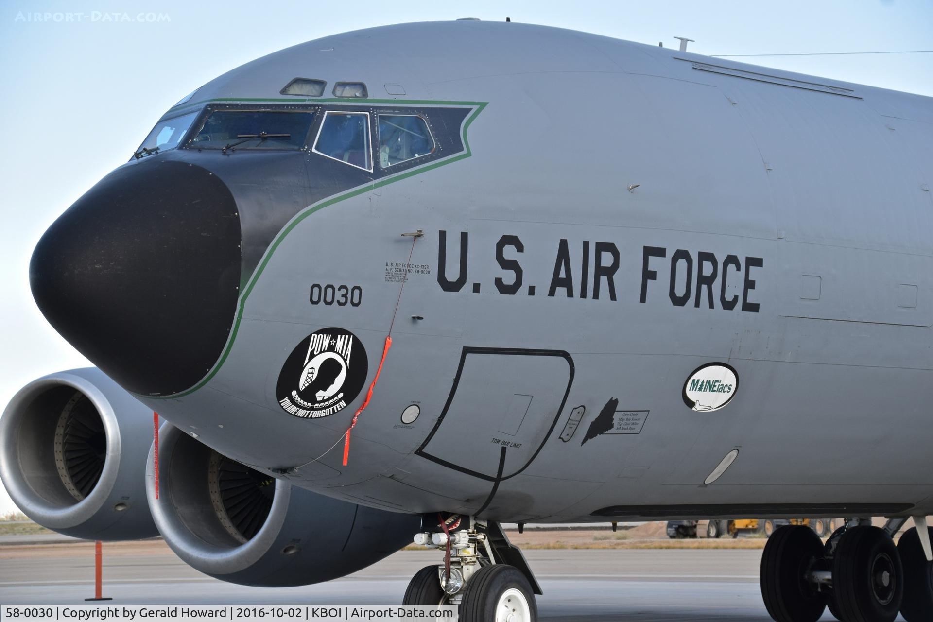 58-0030, 1959 Boeing KC-135R Stratotanker C/N 17775, 101st Air Refueling Wing, Maine ANG