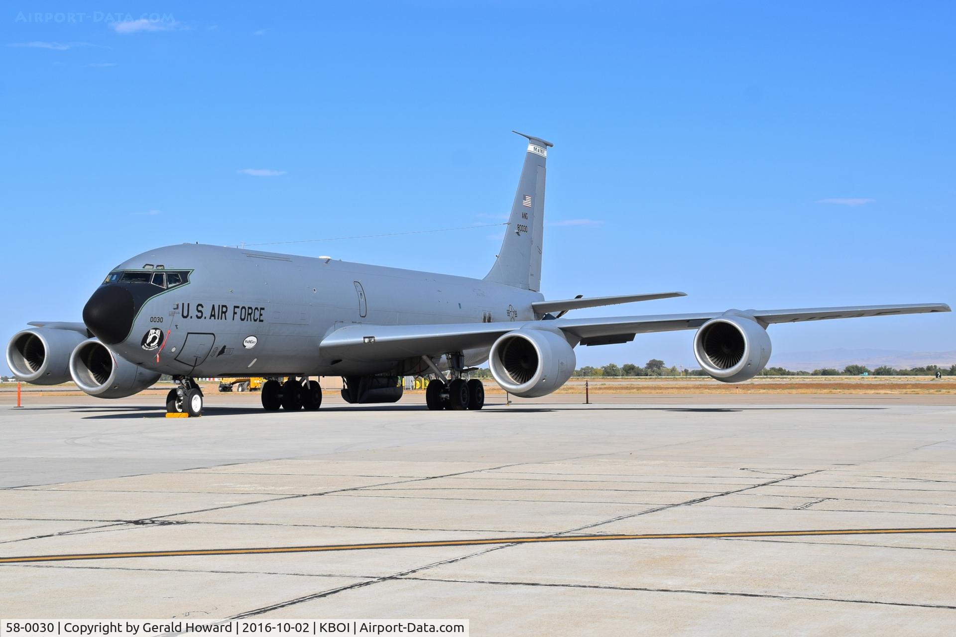 58-0030, 1959 Boeing KC-135R Stratotanker C/N 17775, 101st Air Refueling Wing, Maine ANG