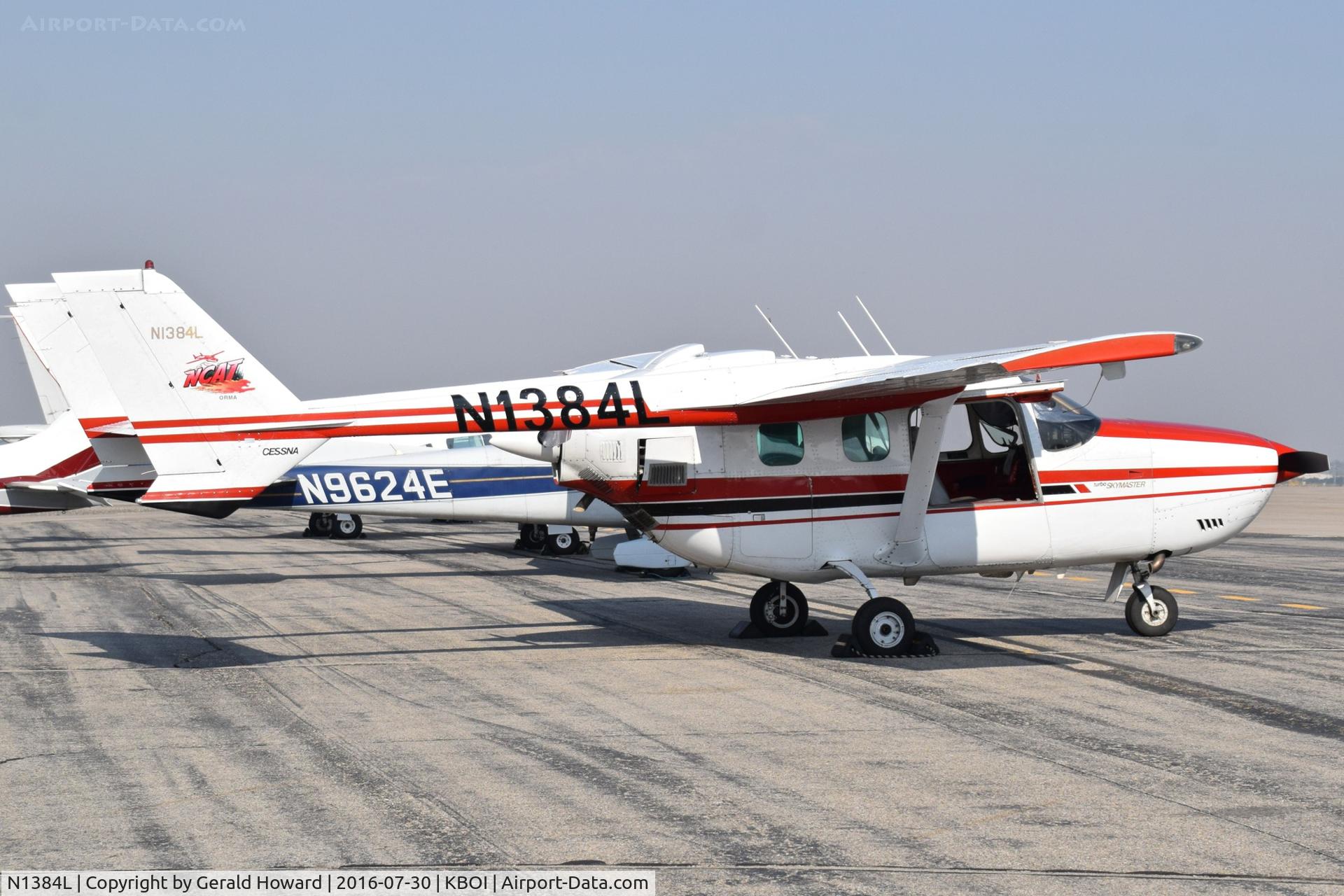 N1384L, 1978 Cessna T337H Turbo Skymaster C/N 33701876, Parked on north GA ramp.