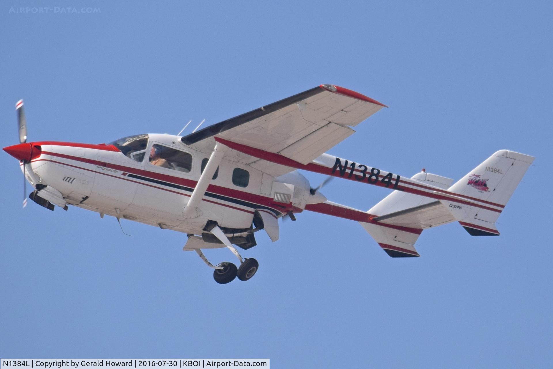 N1384L, 1978 Cessna T337H Turbo Skymaster C/N 33701876, Departing RWY 10L.