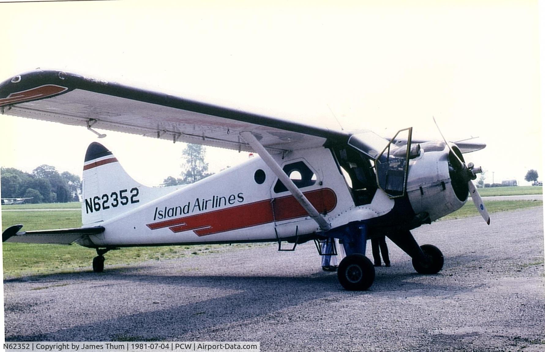 N62352, 1959 De Havilland Canada DHC-2 Beaver C/N 1349, Island Airlines De Havilland Beaver on the way to Put-In-Bay, OH