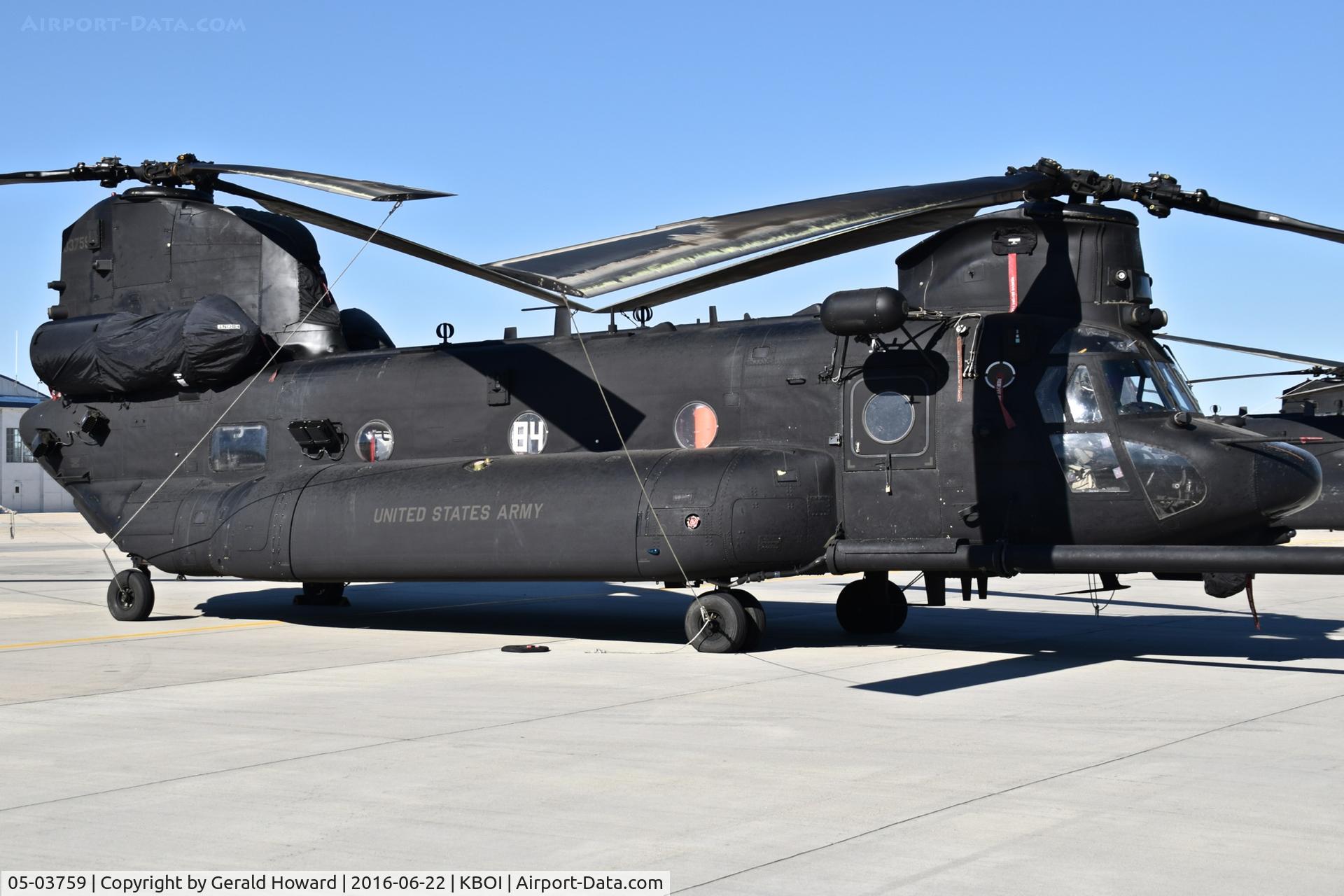 05-03759, 2005 Boeing MH-47G Chinook C/N M.3759, U.S. Army 160th Special Operations Aviation Regiment (SOAR), “Night Stalkers” 4th BN, Joint Base Lewis-McChord, WA