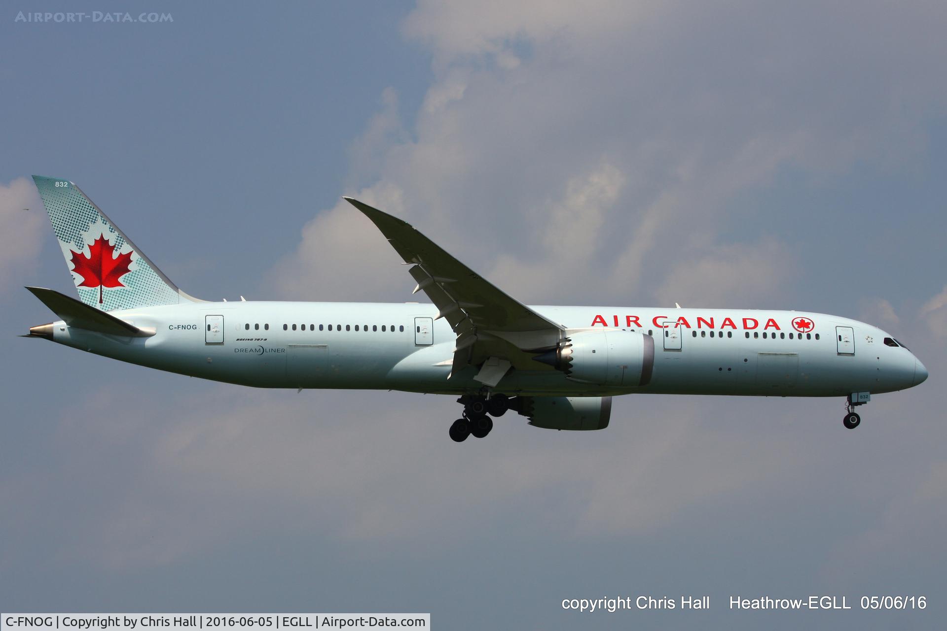 C-FNOG, 2015 Boeing 787-9 Dreamliner Dreamliner C/N 35266, Air Canada