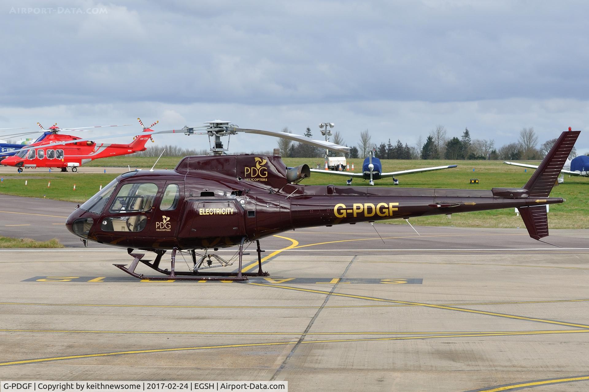 G-PDGF, 2000 Eurocopter AS-350B-2 Ecureuil Ecureuil C/N 9024, Nice Visitor.