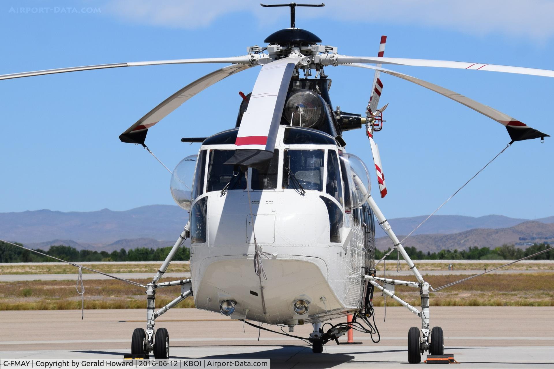 C-FMAY, 1969 Sikorsky S-61L C/N 61363, Parked on south GA ramp.
