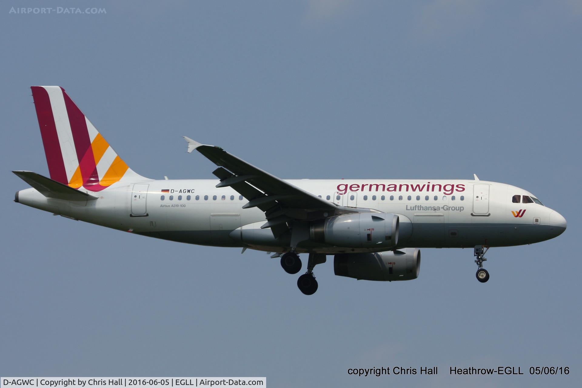 D-AGWC, 2006 Airbus A319-132 C/N 2976, Germanwings