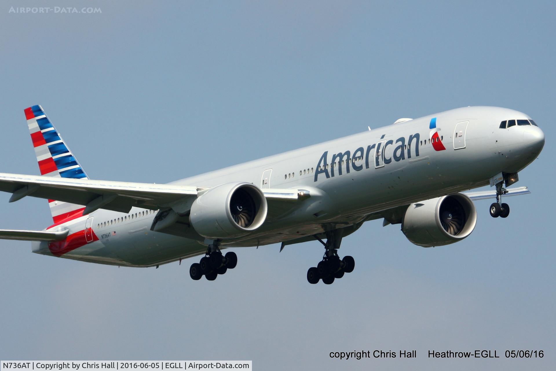 N736AT, 2016 Boeing 777-323/ER C/N 33538, american Airlines