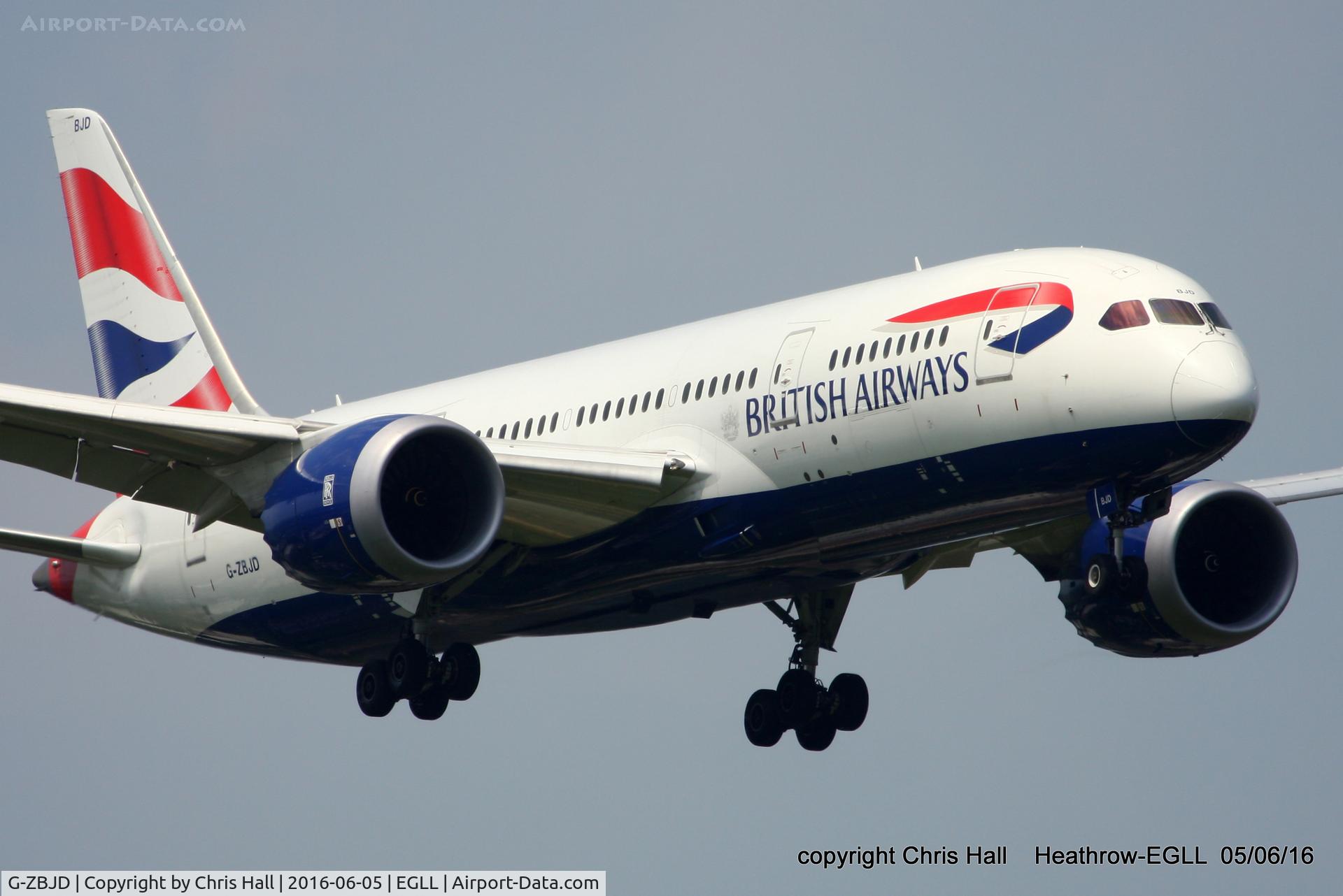 G-ZBJD, 2013 Boeing 787-8 Dreamliner C/N 38619, British Airways
