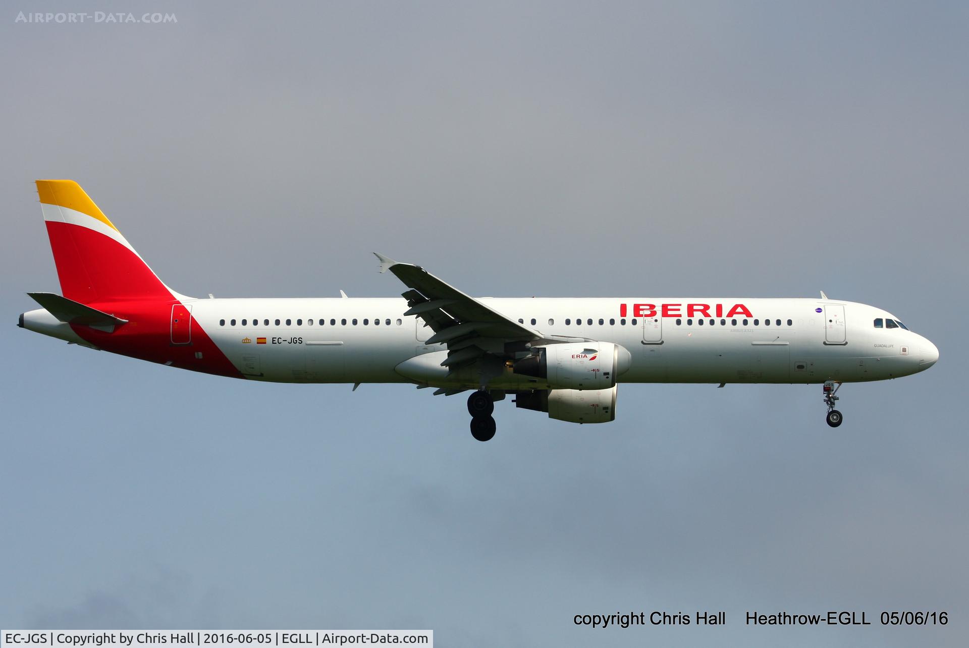 EC-JGS, 2005 Airbus A321-211 C/N 2472, Iberia