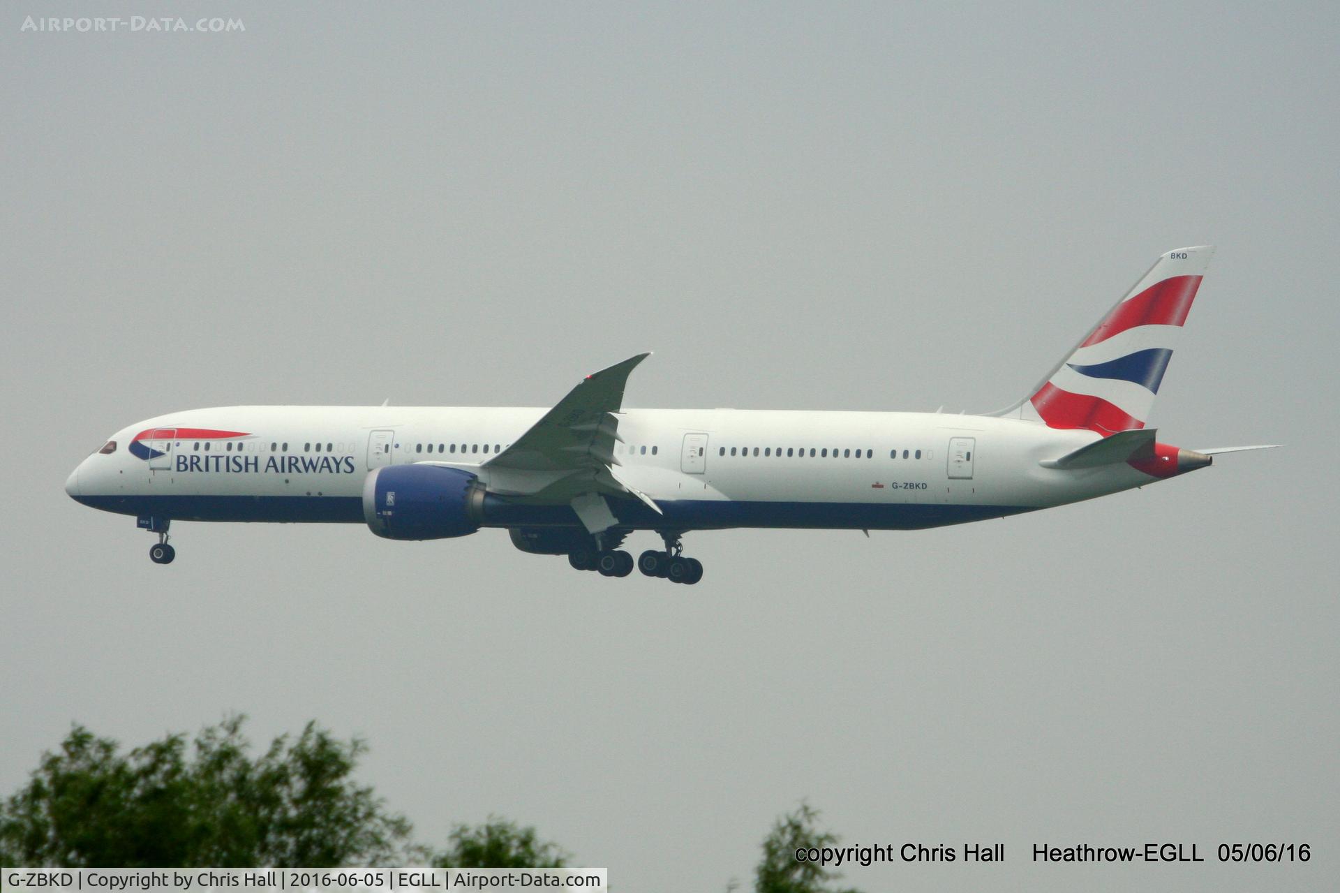 G-ZBKD, 2015 Boeing 787-9 Dreamliner C/N 38618, British Airways